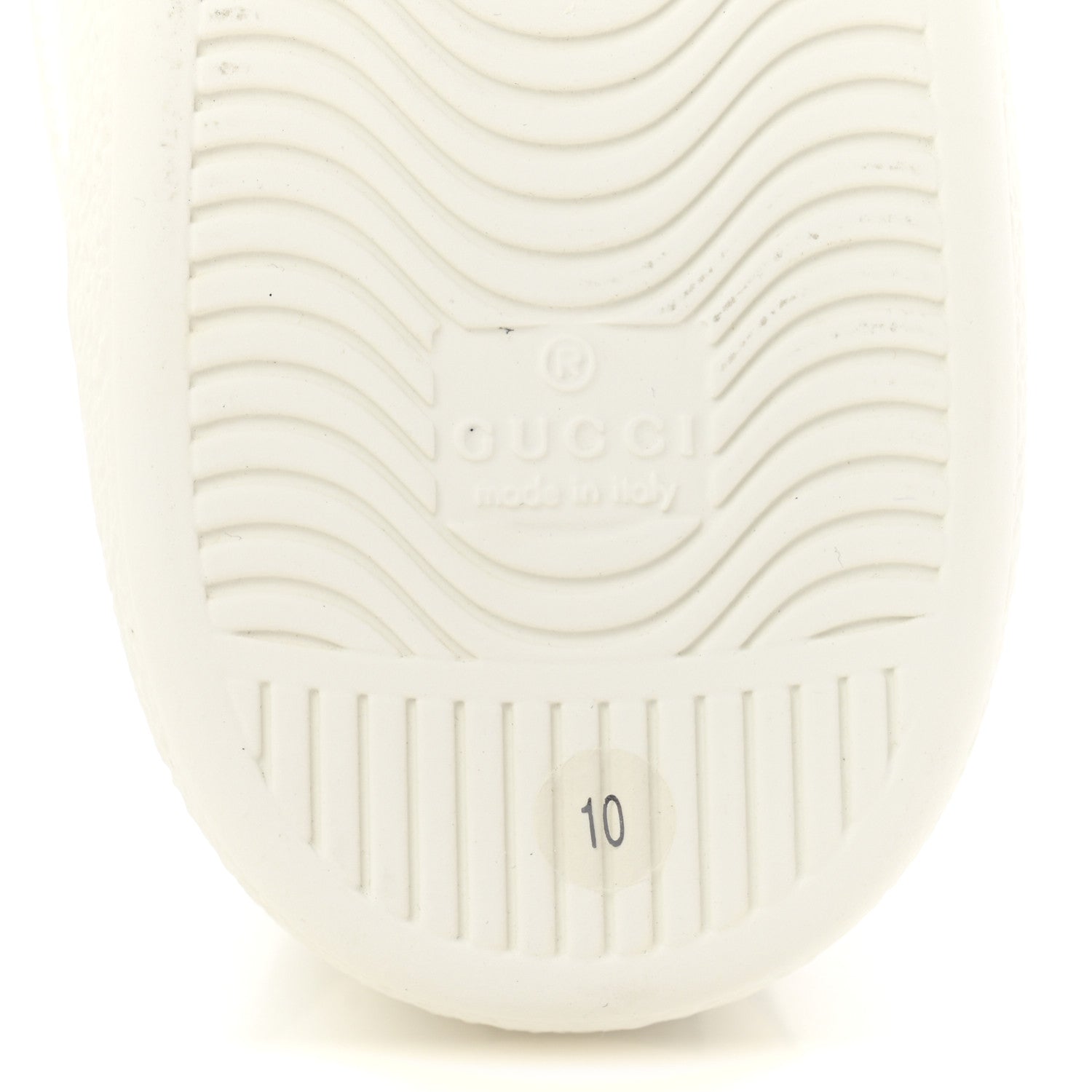 Calfskin Interlocking G Perforated Mens Ace Sneakers 10 White Grey Sky