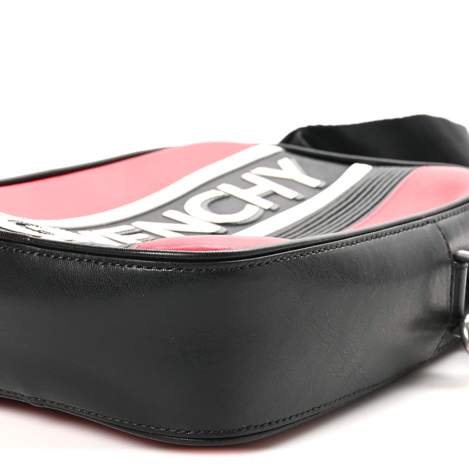 Calfskin MC3 Crossbody Bag Black Red White