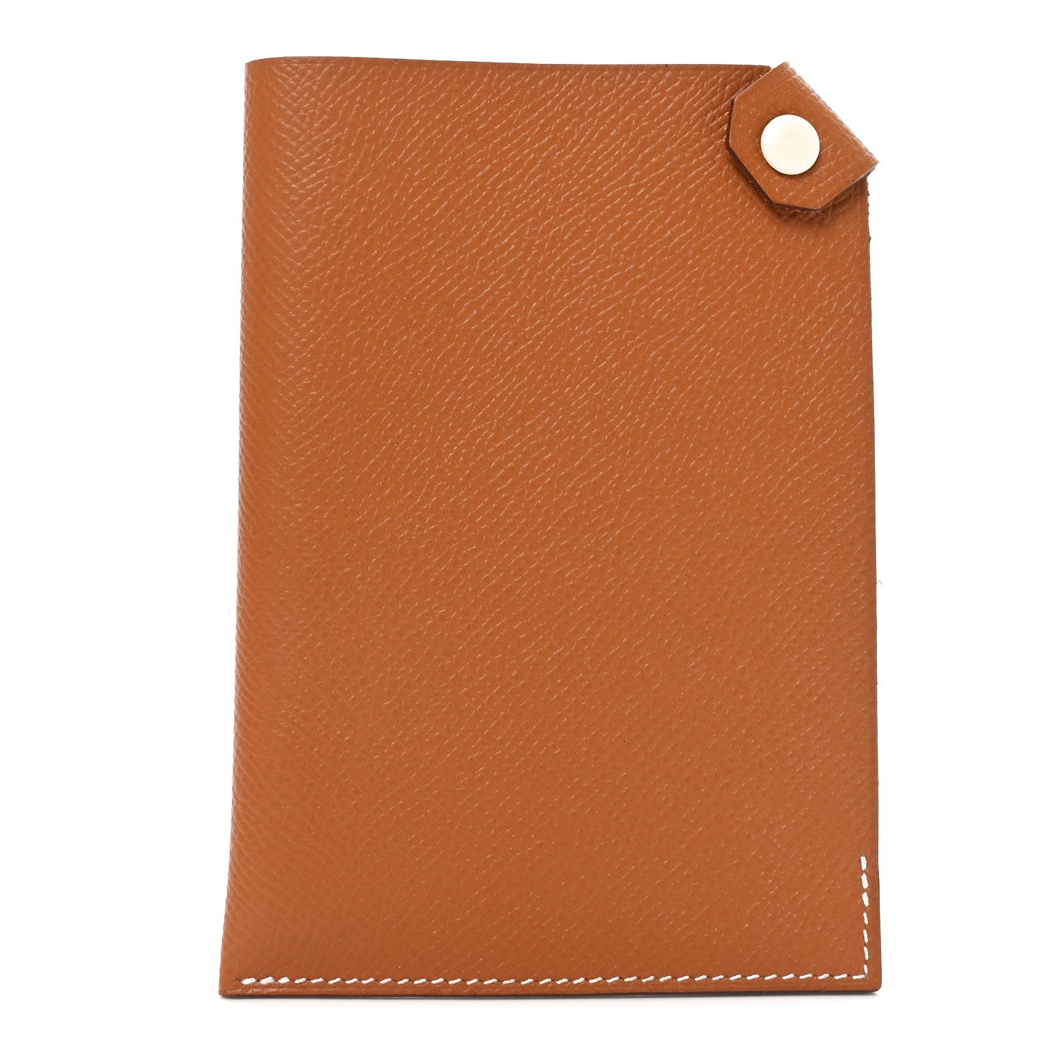 Epsom Tarmac Dot PM Passport Holder Gold Nata