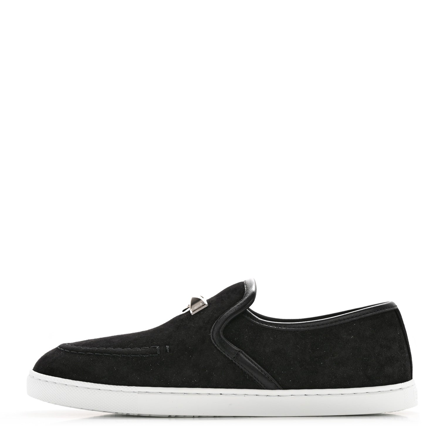 Suede Goatskin Nappa Jour Loafers 35 Black