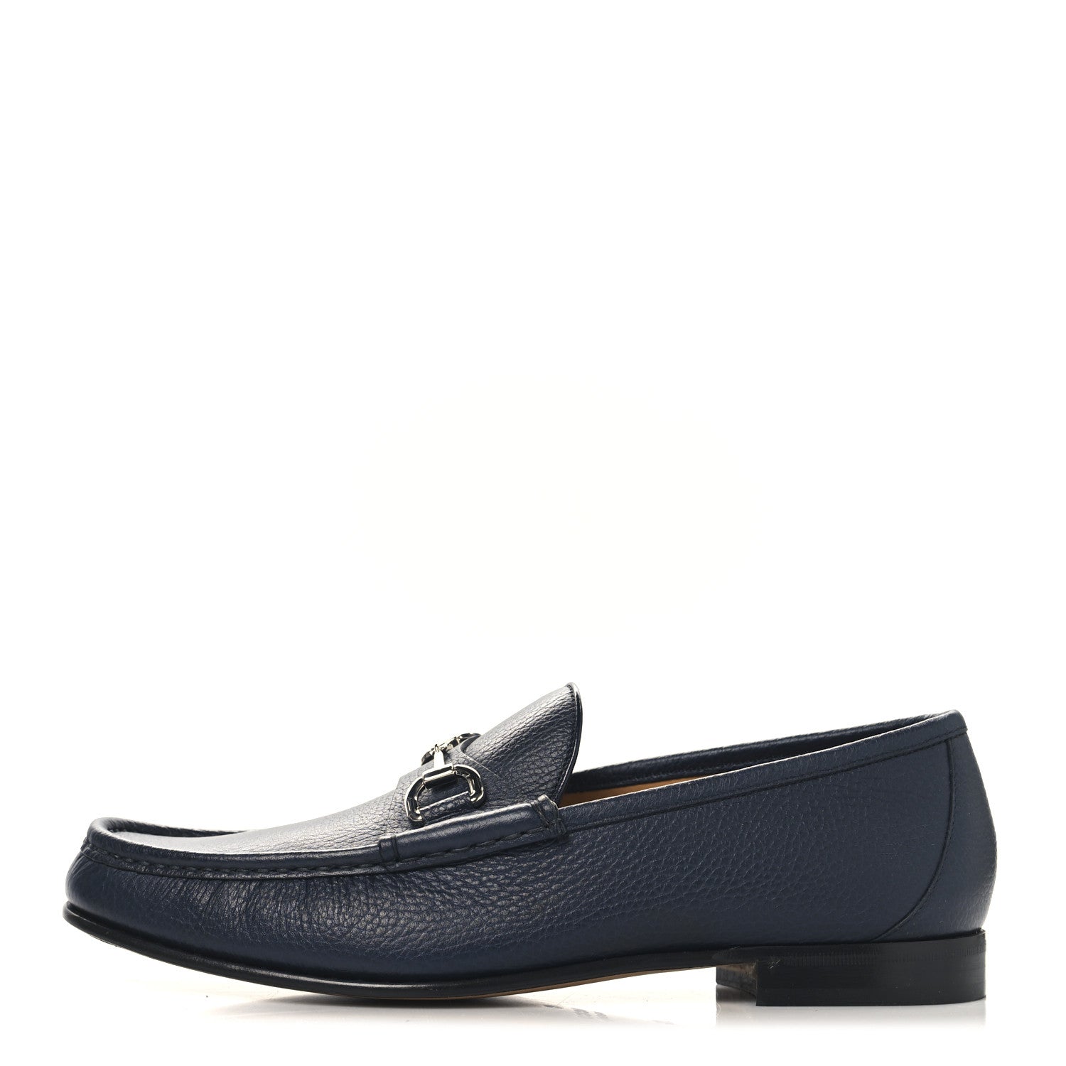 Road Calfskin Mens Horsebit Loafers 8.5 Blue