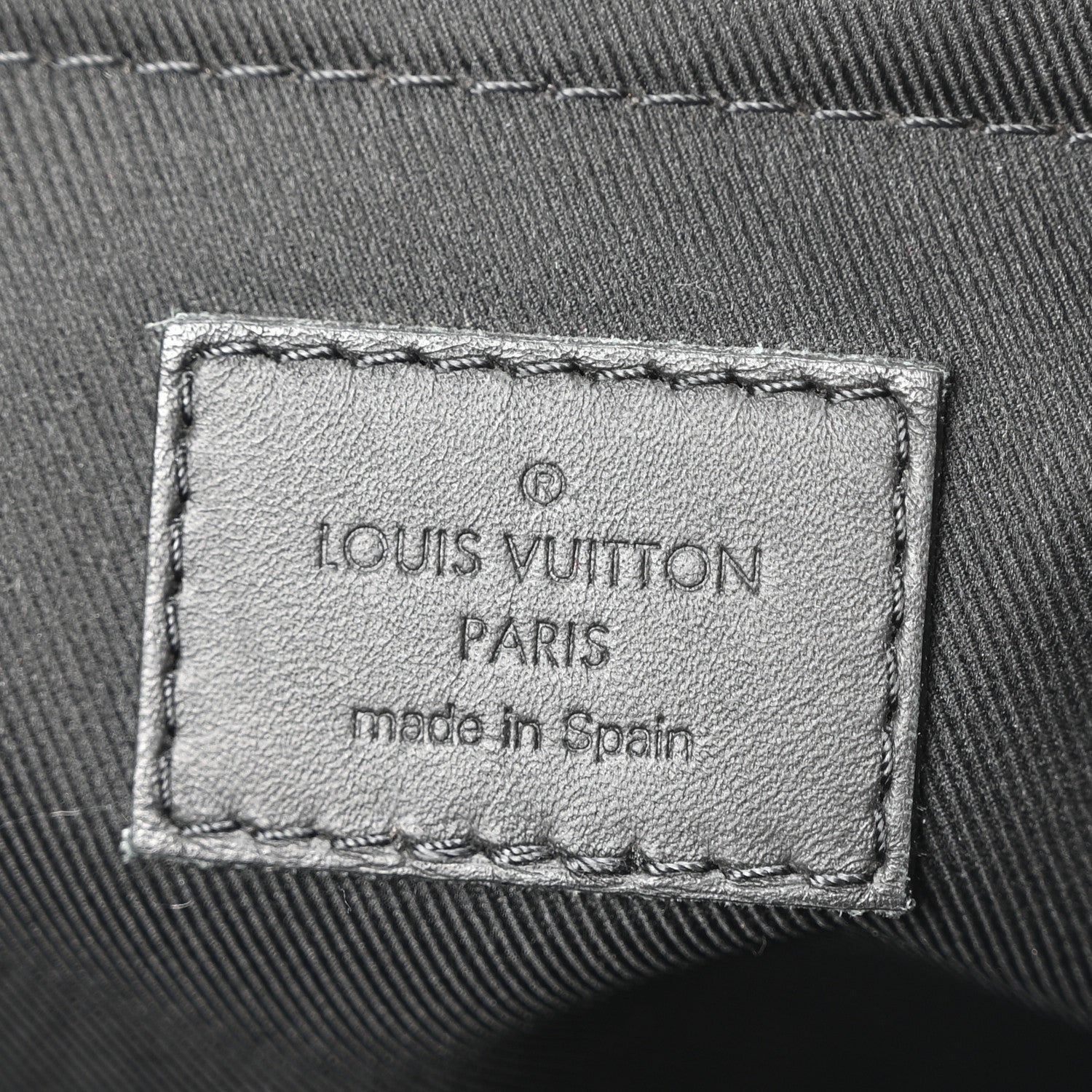 Calfskin Monogram Shadow Discovery Pochette Black