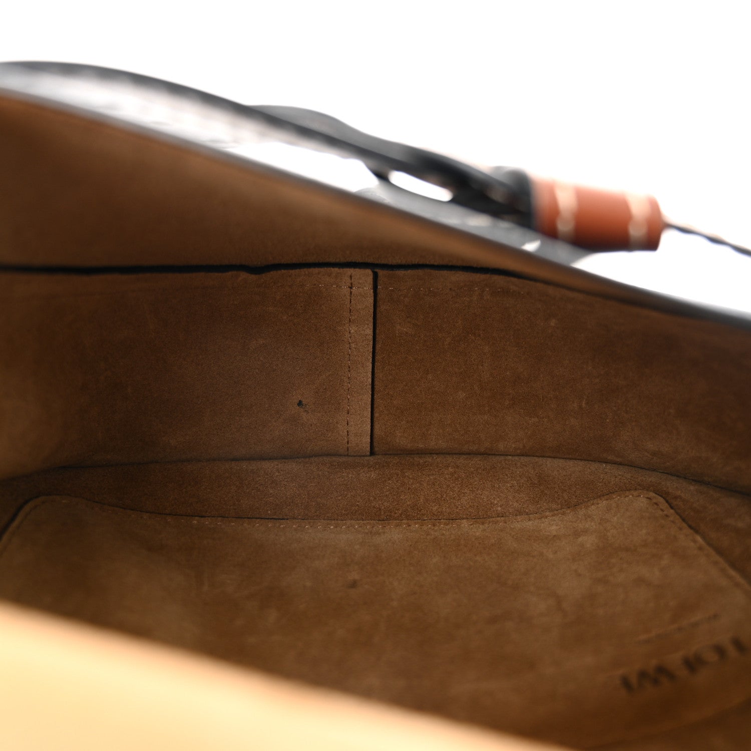 Grained Calfskin Small Gate Crossbody Bag Varsity Blue Pecan