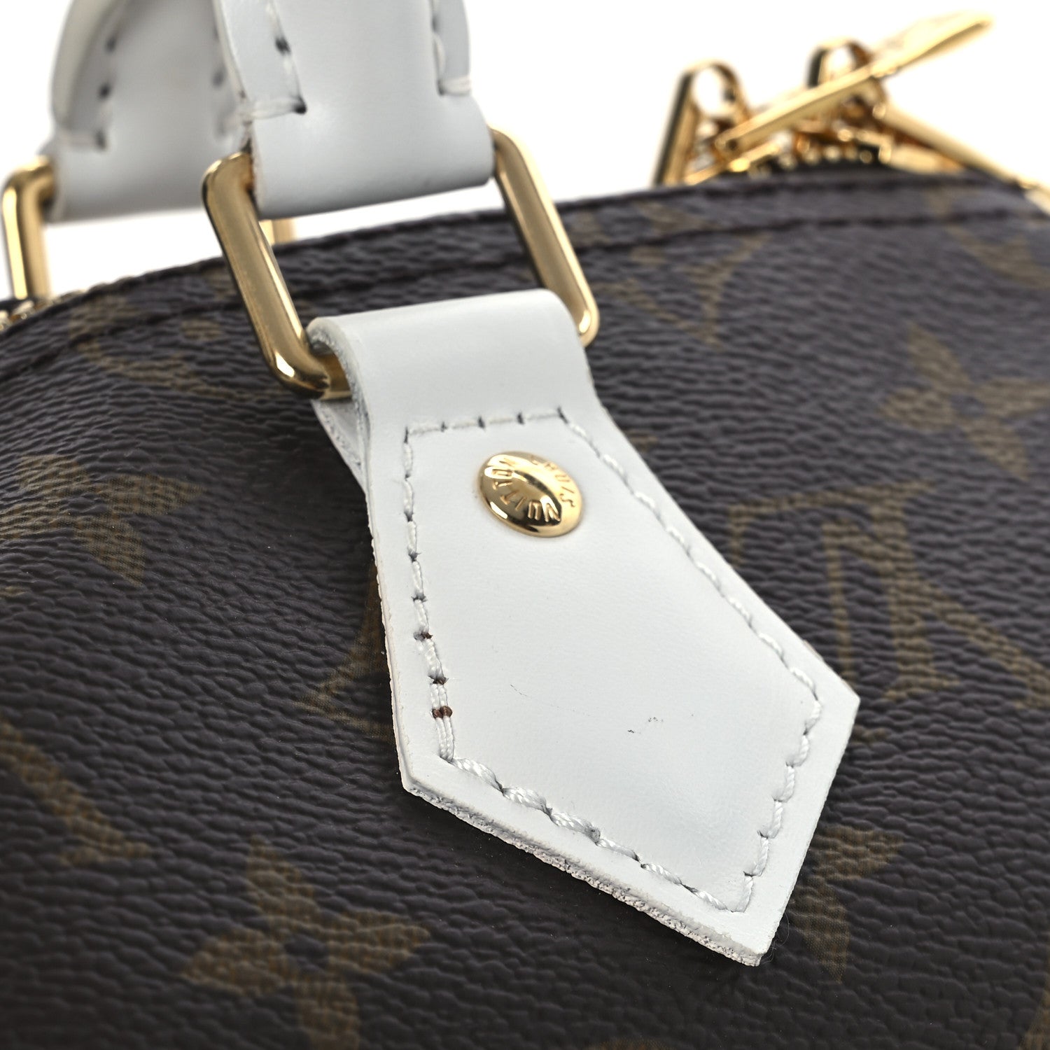 Monogram LV Match Speedy Bandouliere 25 White