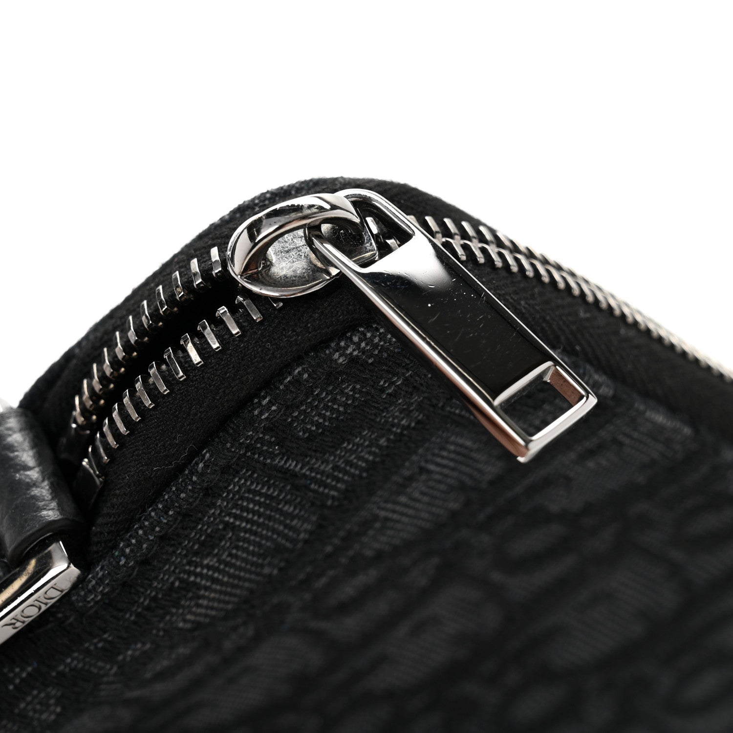 Oblique A4 Zipped Pouch Black