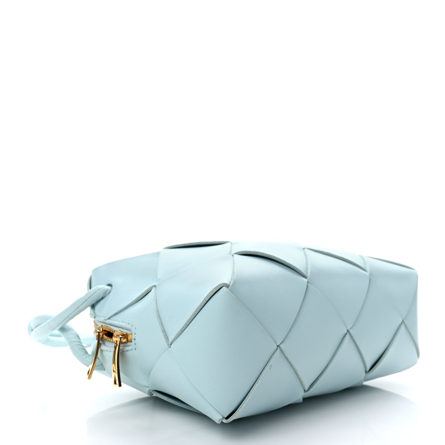 Maxi Intreccio Small Cassette Camera Bag Teal