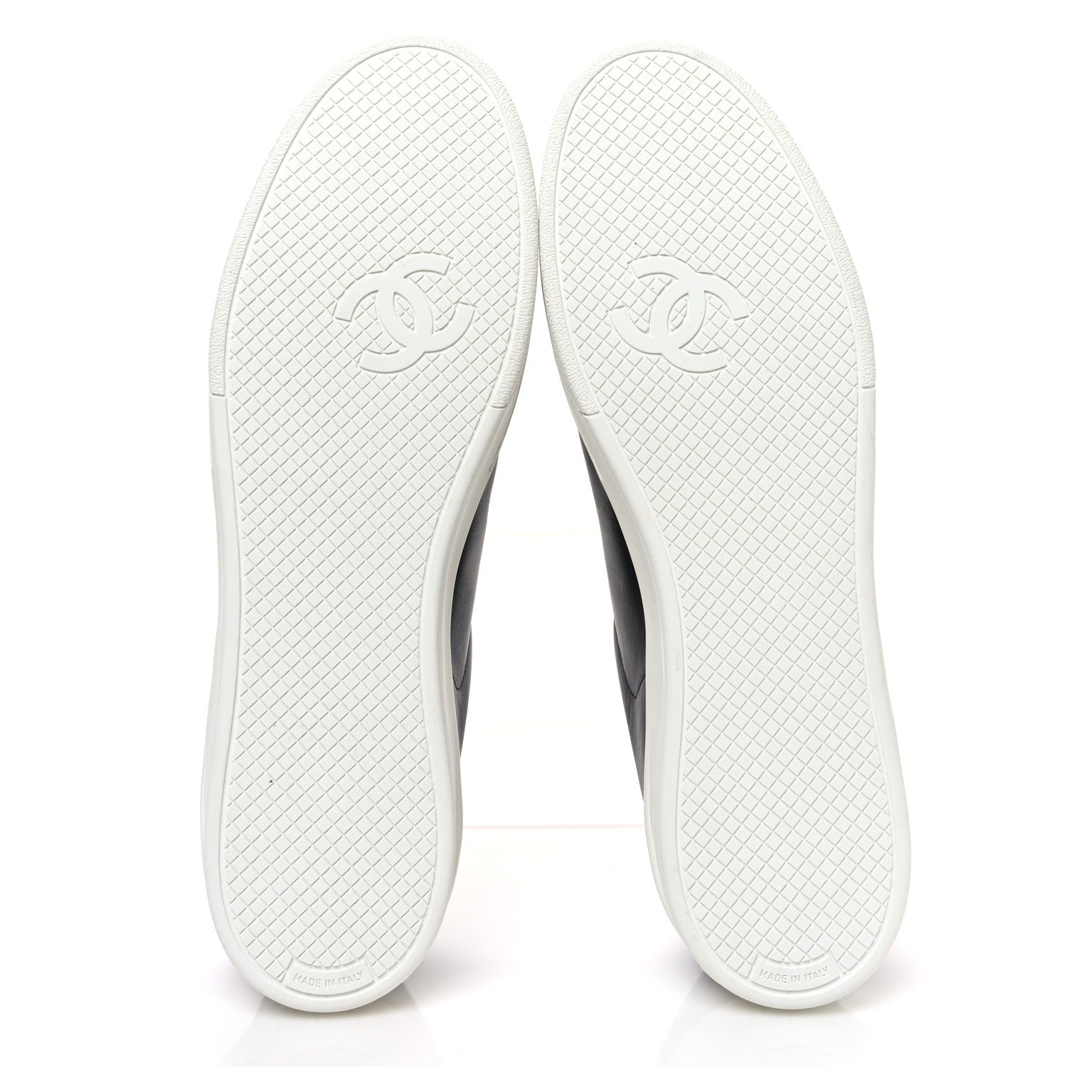 Calfskin CC Mens Sneakers 44 Black