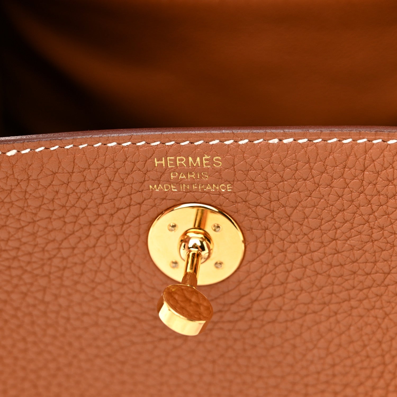 Taurillon Clemence Mini Lindy 20 Gold