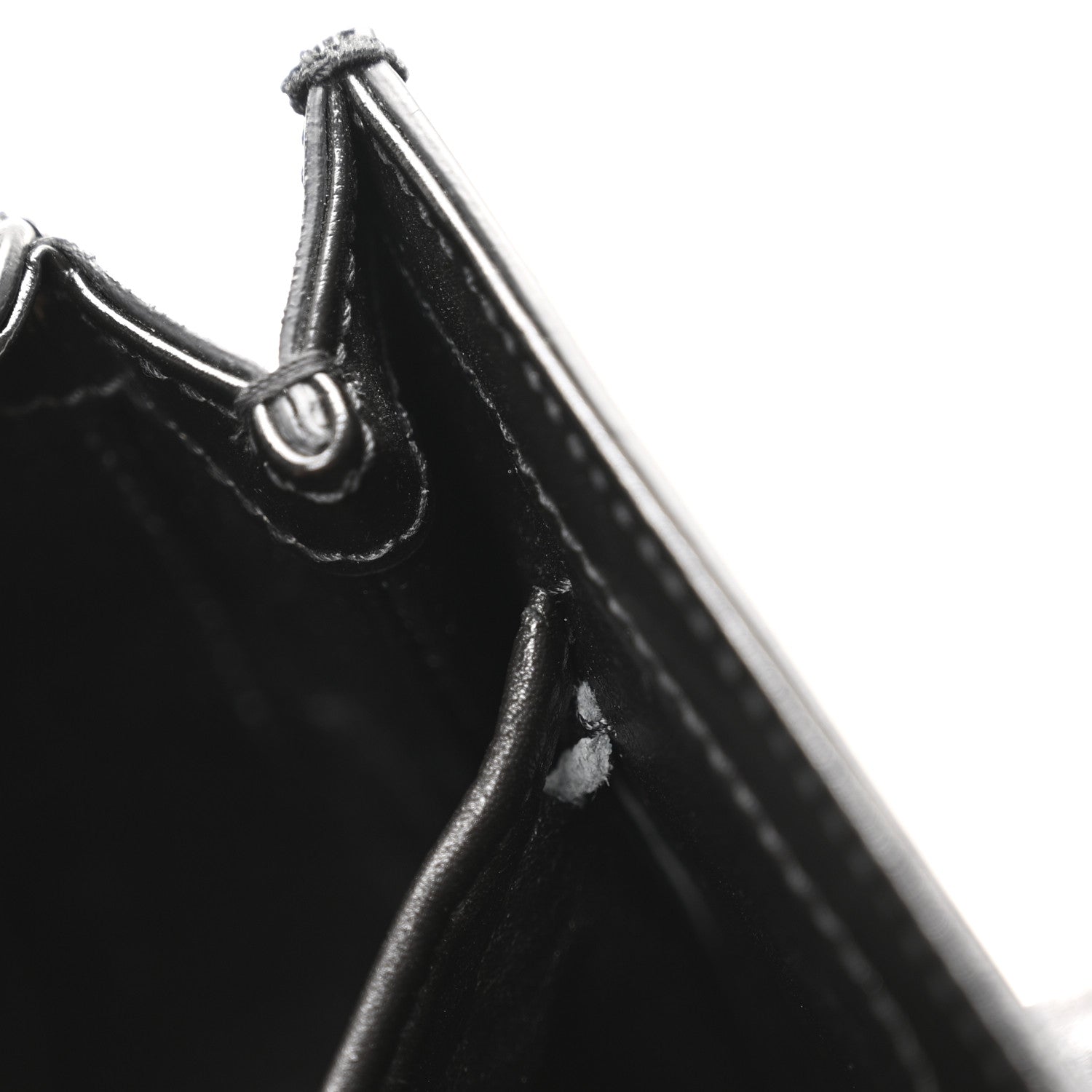 Boarded Dyana Lux Calfskin Web Monochrome Small Bamboo 1947 Top Handle Bag Black