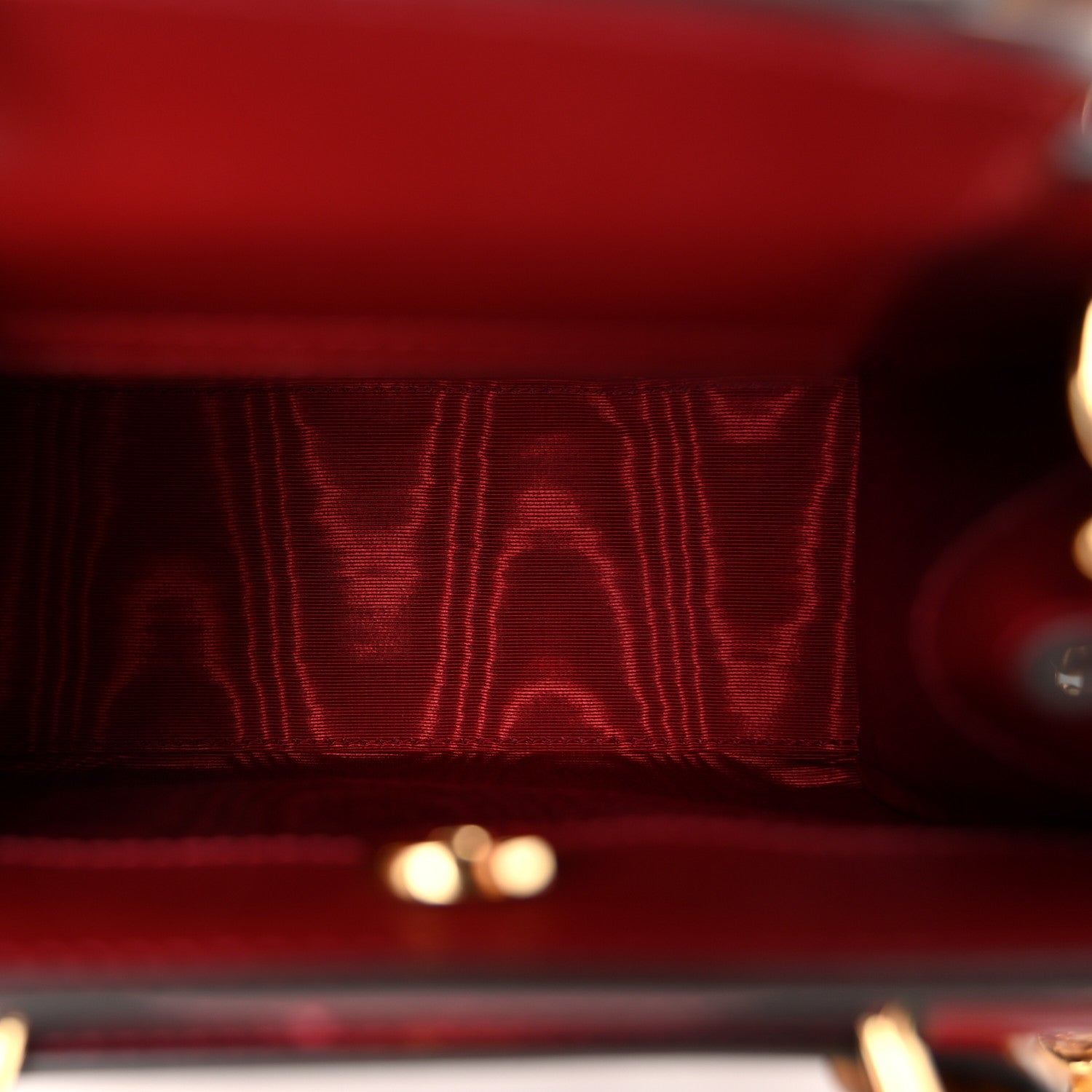 New Canvas Charisma Calfskin Crystal GG Monogram Mini Diana Tote Bag New Cherry Red