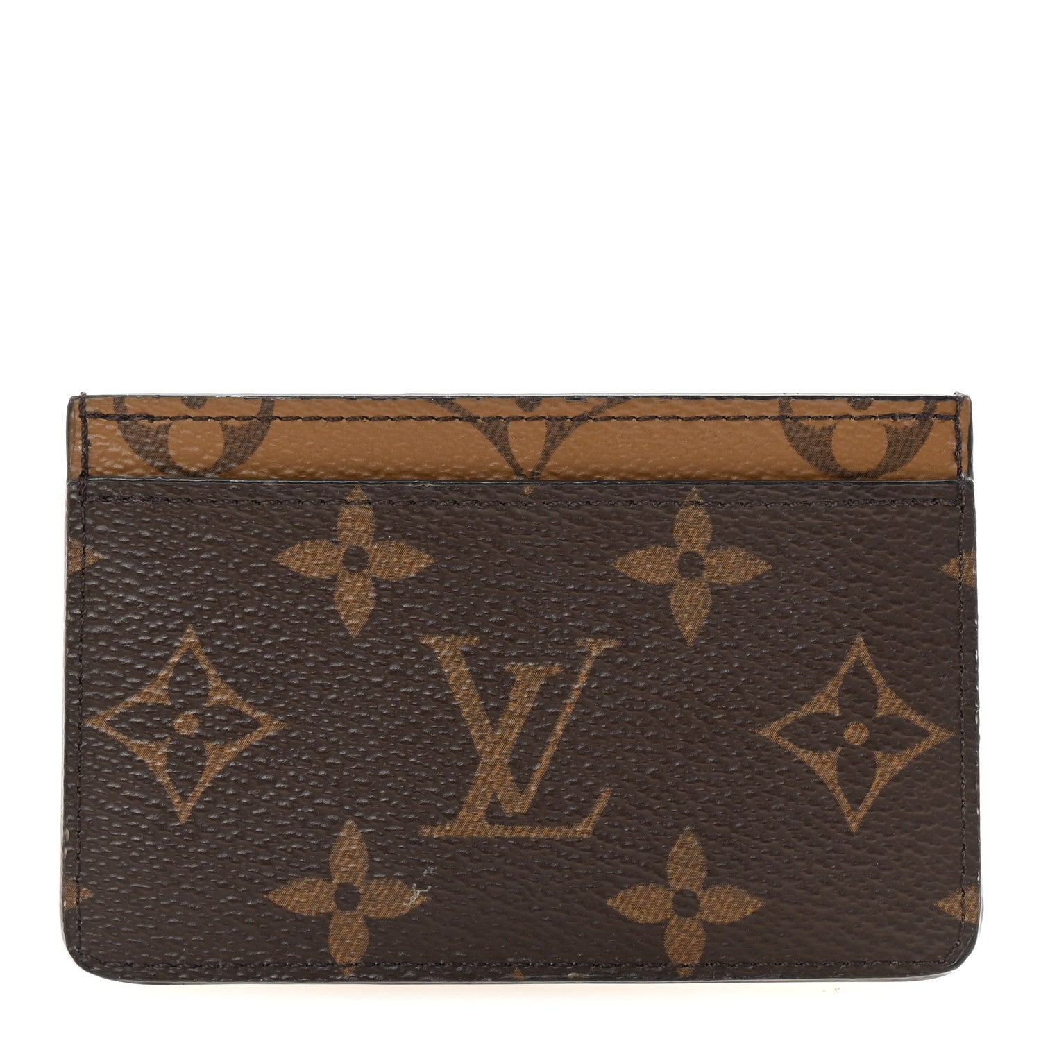 Reverse Monogram Card Holder