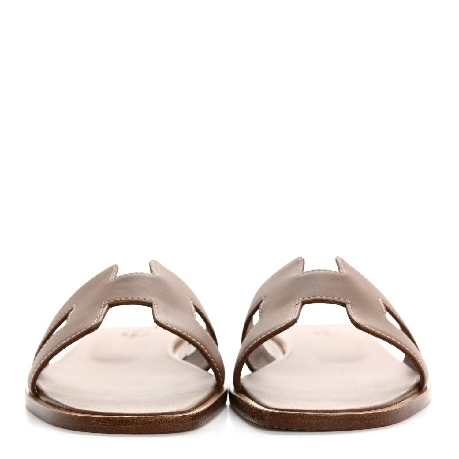 Box Calfskin Oran Sandals 37 Gold