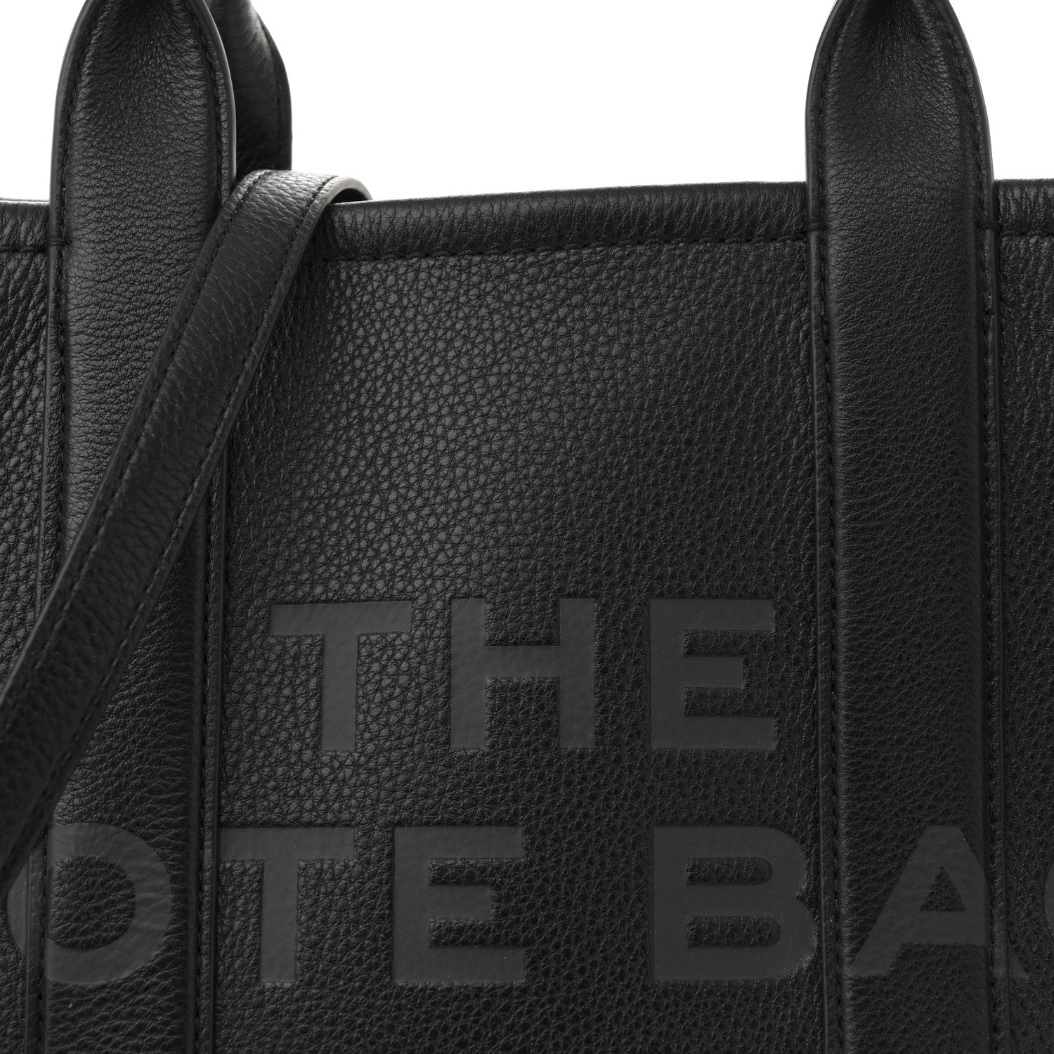 Grained Calfskin Medium The Tote Bag Black
