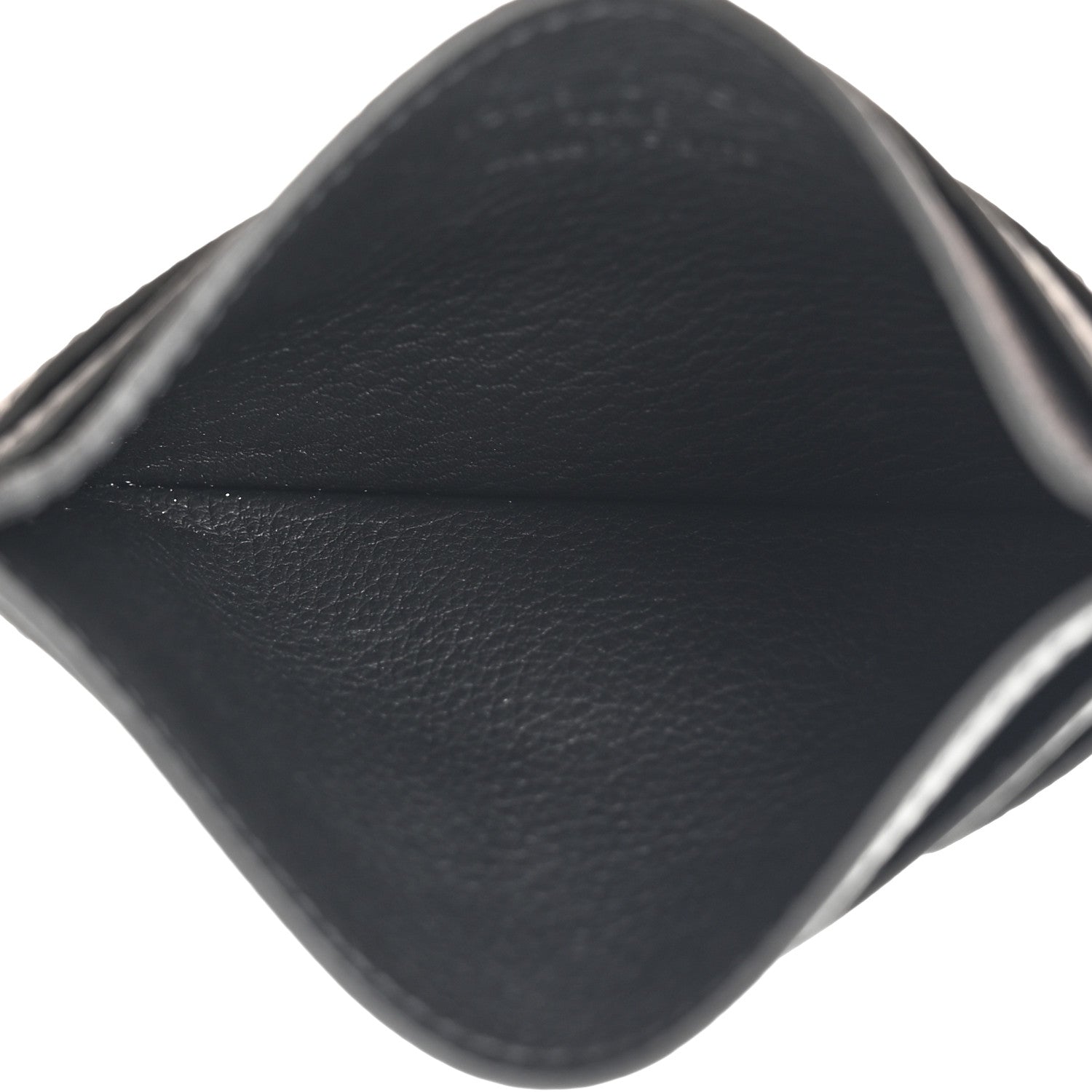 Calfskin Monogram Shadow Double Card Holder Black