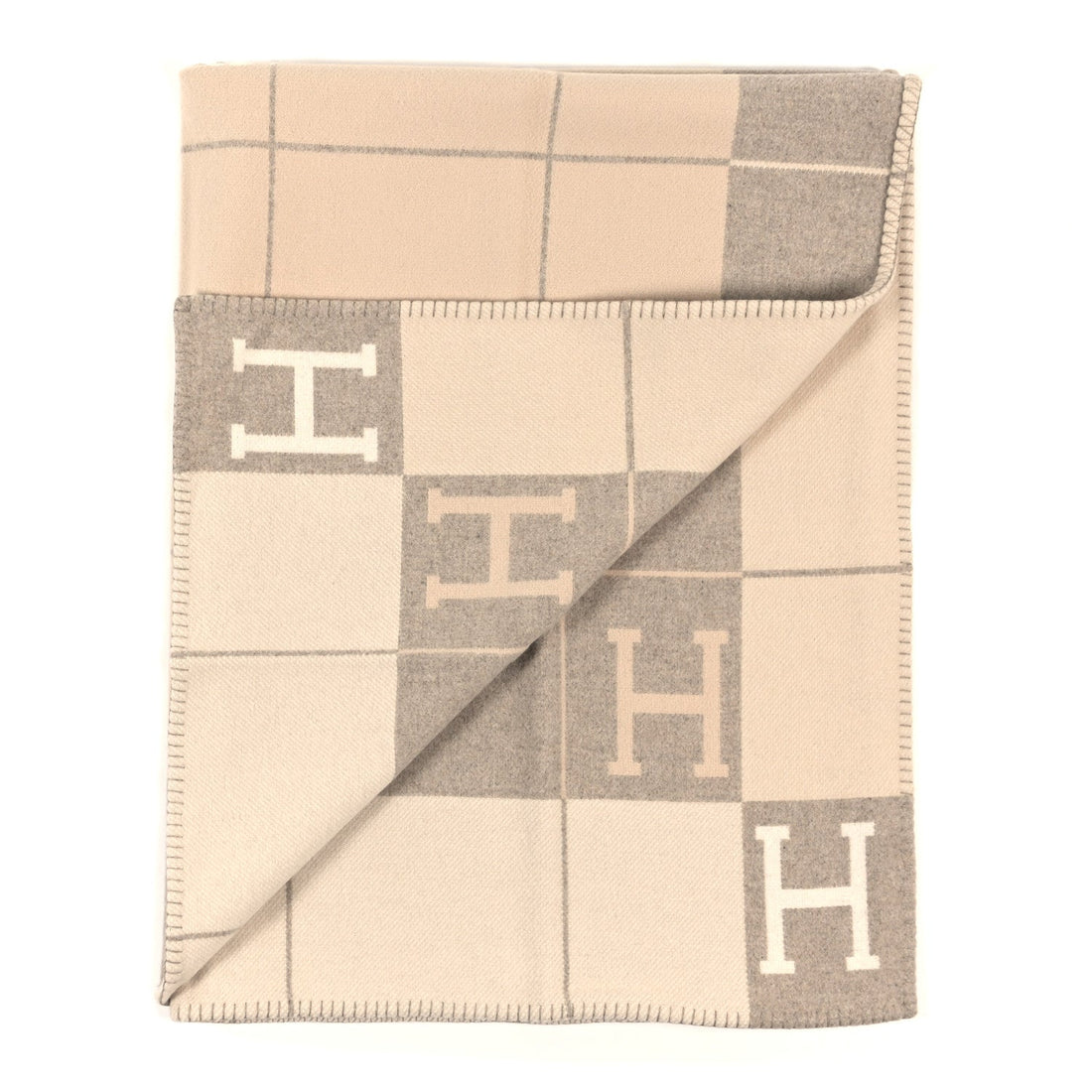 Wool Cashmere Avalon III Blanket Coco Camomille