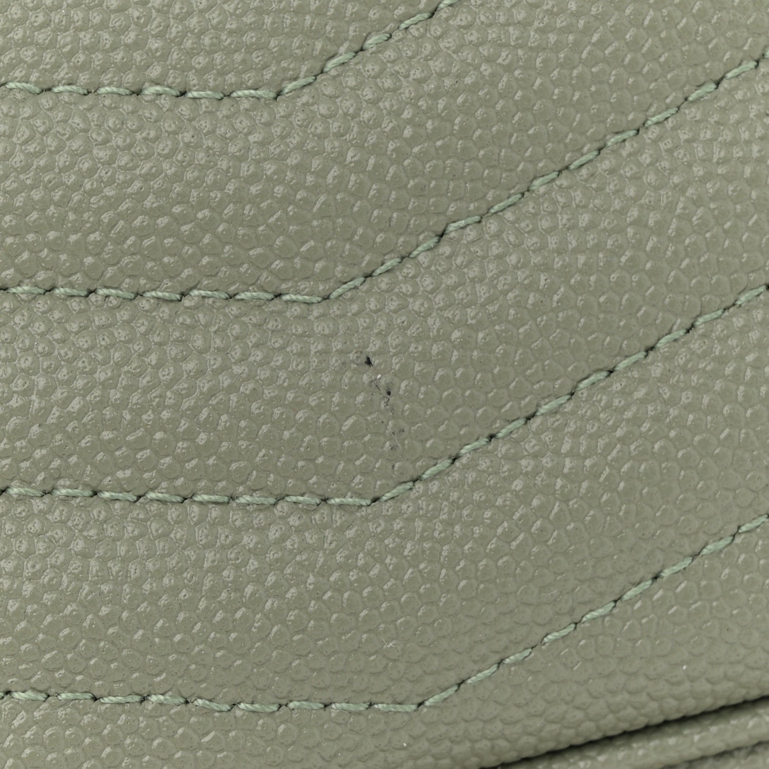 Grain De Poudre Matelasse Monogram Mini Lou Camera Bag Light Sage