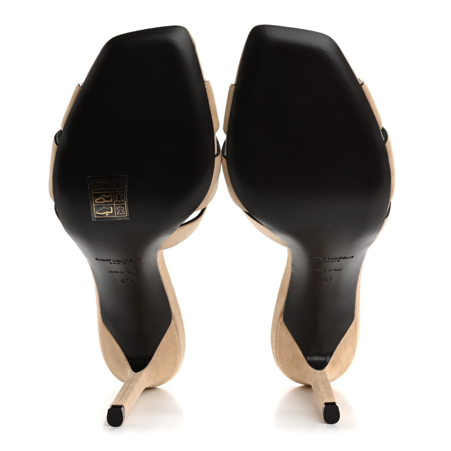 Suede Tribute 85 Slide Sandals 41 Sand