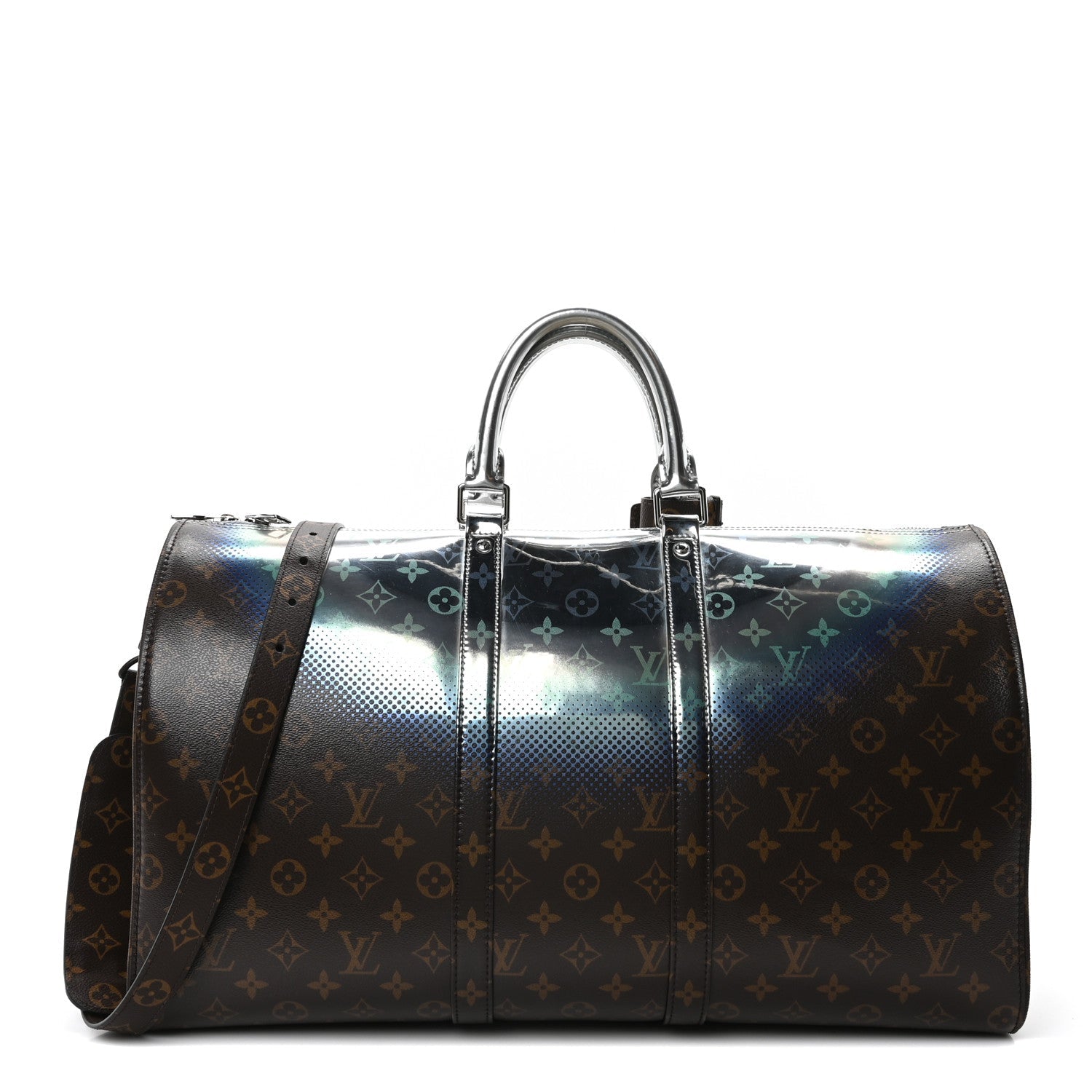 Metallic Nebula Monogram Speedy Bandouliere 50 Multicolor