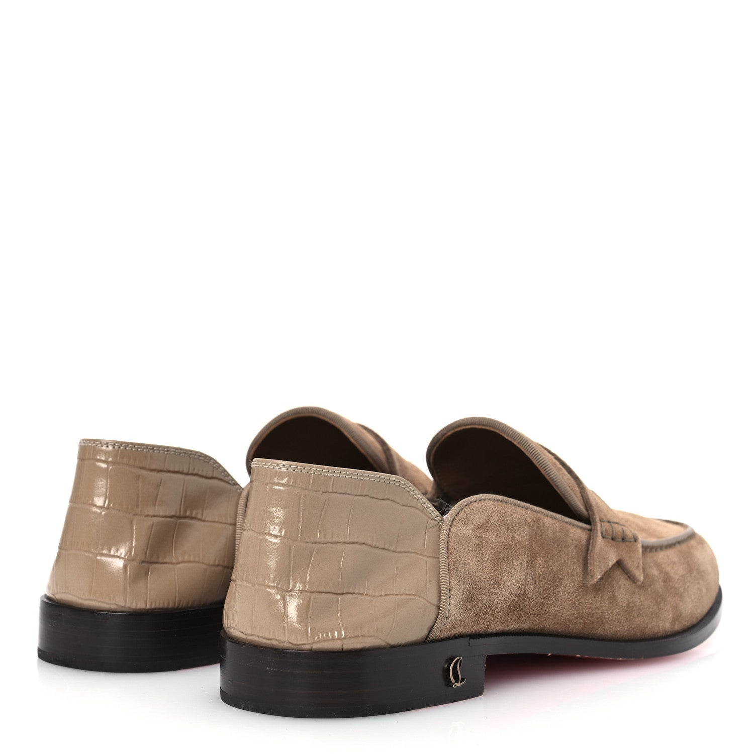 Crosta Alligator Embossed Mens Penny No Back Flat 42 Roca