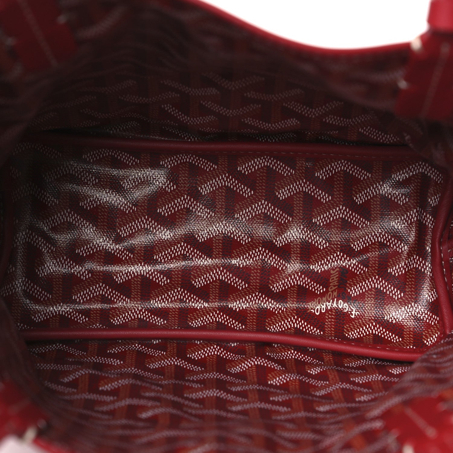 Goyardine Reversible Mini Anjou Red