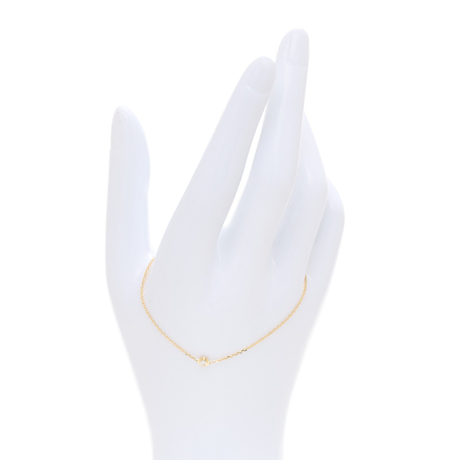 18K Yellow Gold Diamond XS D'Amour Bracelet