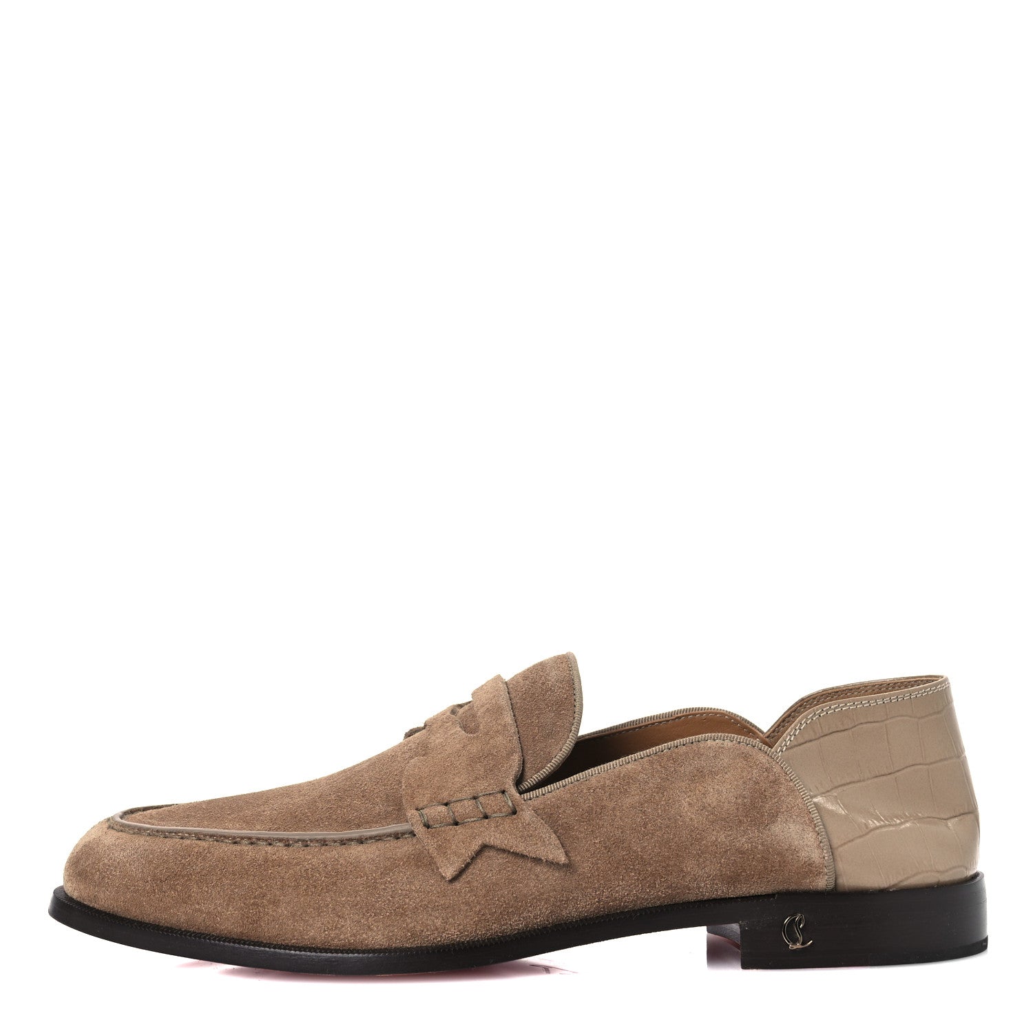 Crosta Alligator Embossed Mens Penny No Back Flat 42 Roca