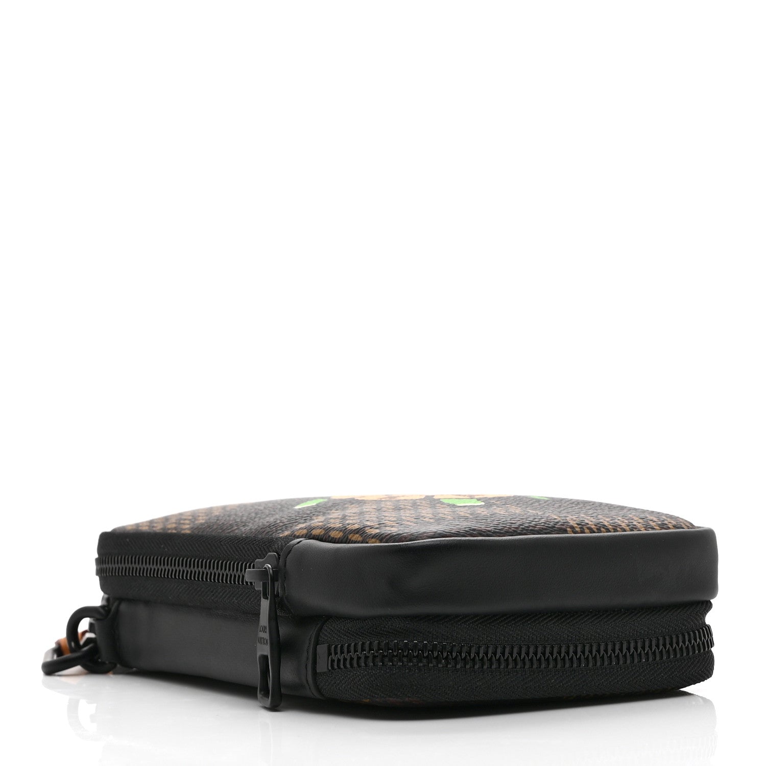 X NIGO Giant Damier Ebene Tortoise Double Phone Pouch