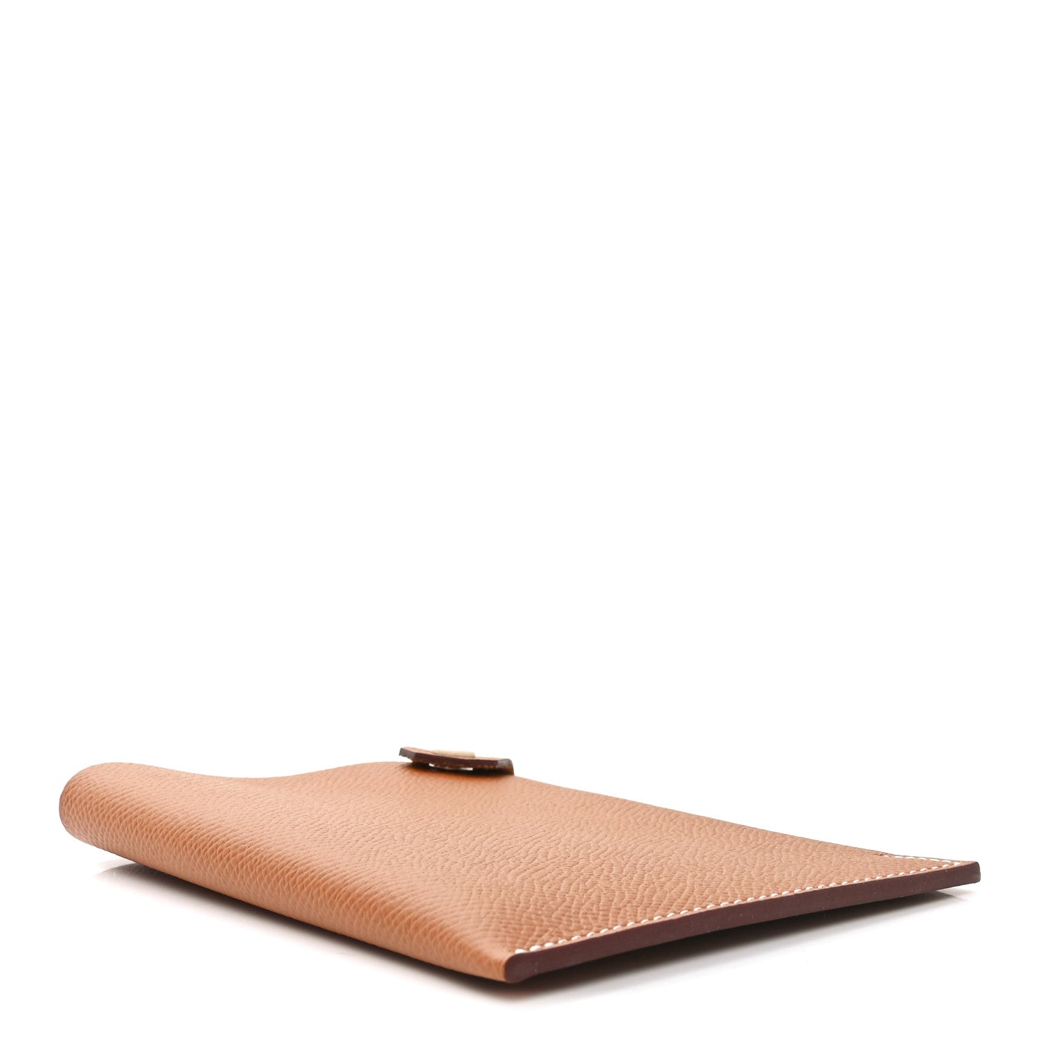 Epsom Tarmac Dot PM Passport Holder Gold Nata