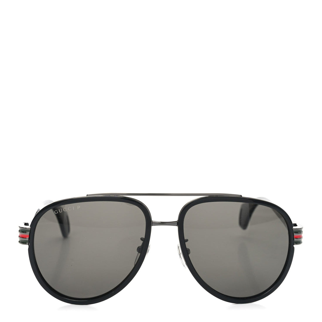 Acetate Aviator Sunglasses GG0447S Black