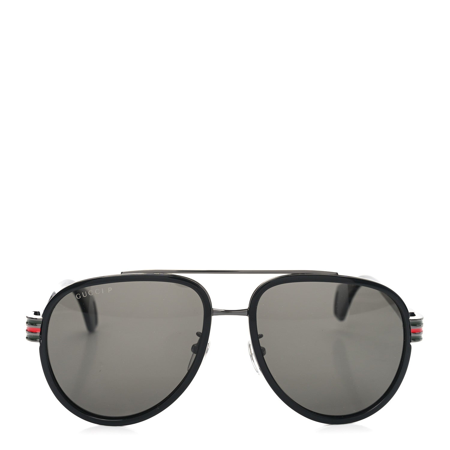 Acetate Aviator Sunglasses GG0447S Black