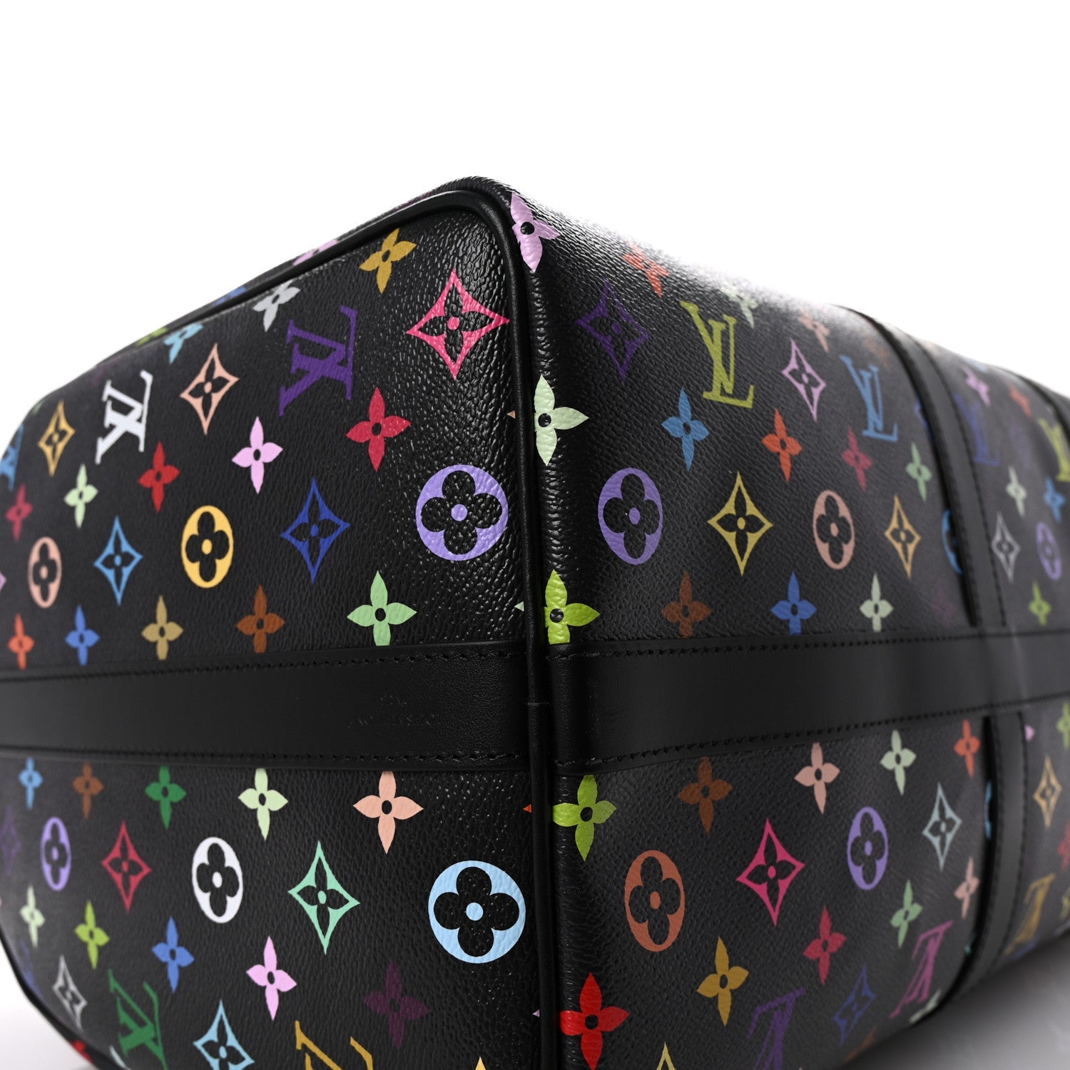 LV X TM Monogram Multicolor Keepall Bandouliere 50 Black