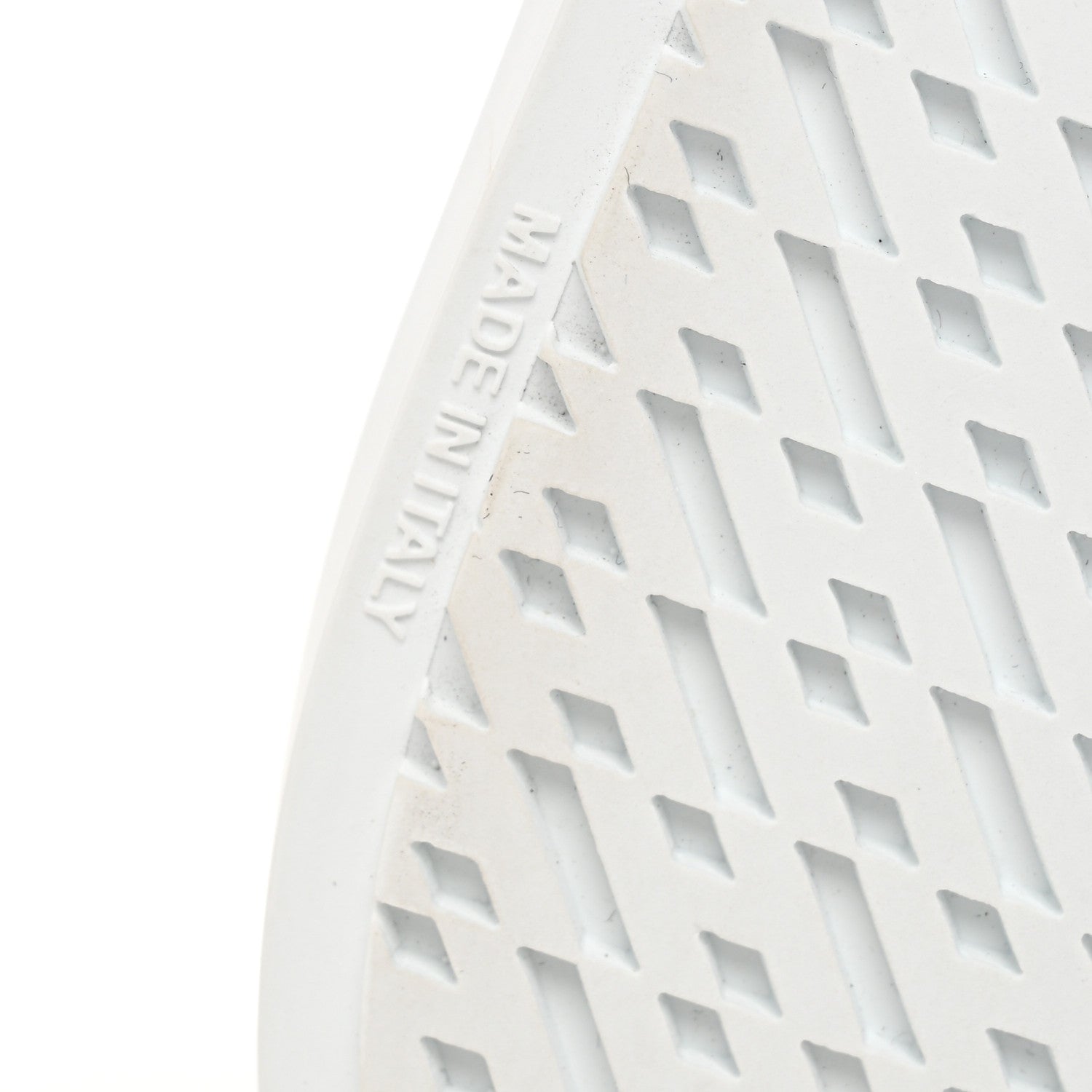 Calfskin Mens Deep Sneakers 39.5 White Naturel