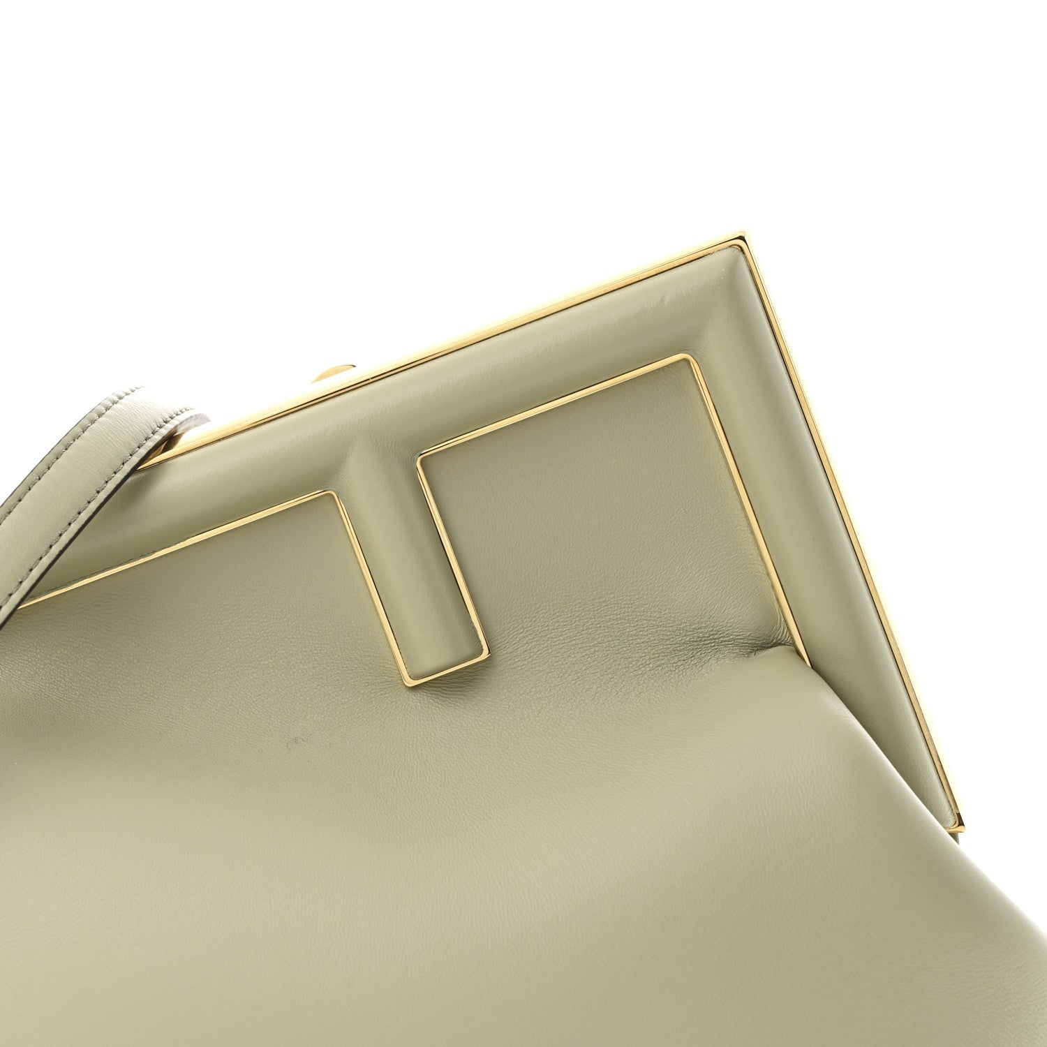 Shiny Nappa Midi Fendi First Green Tea