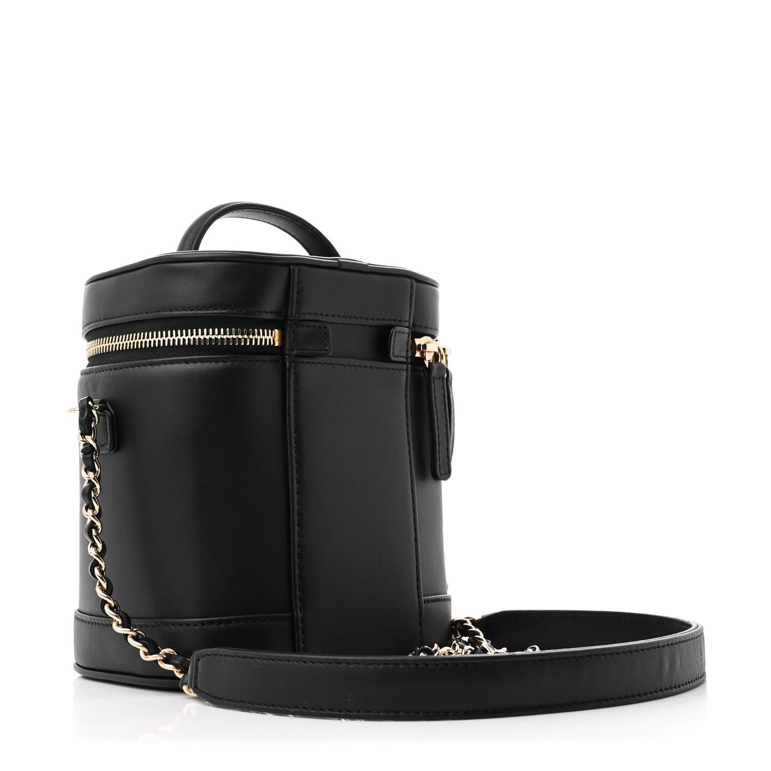 Lambskin Timeless Vanity Cosmetic Case Black