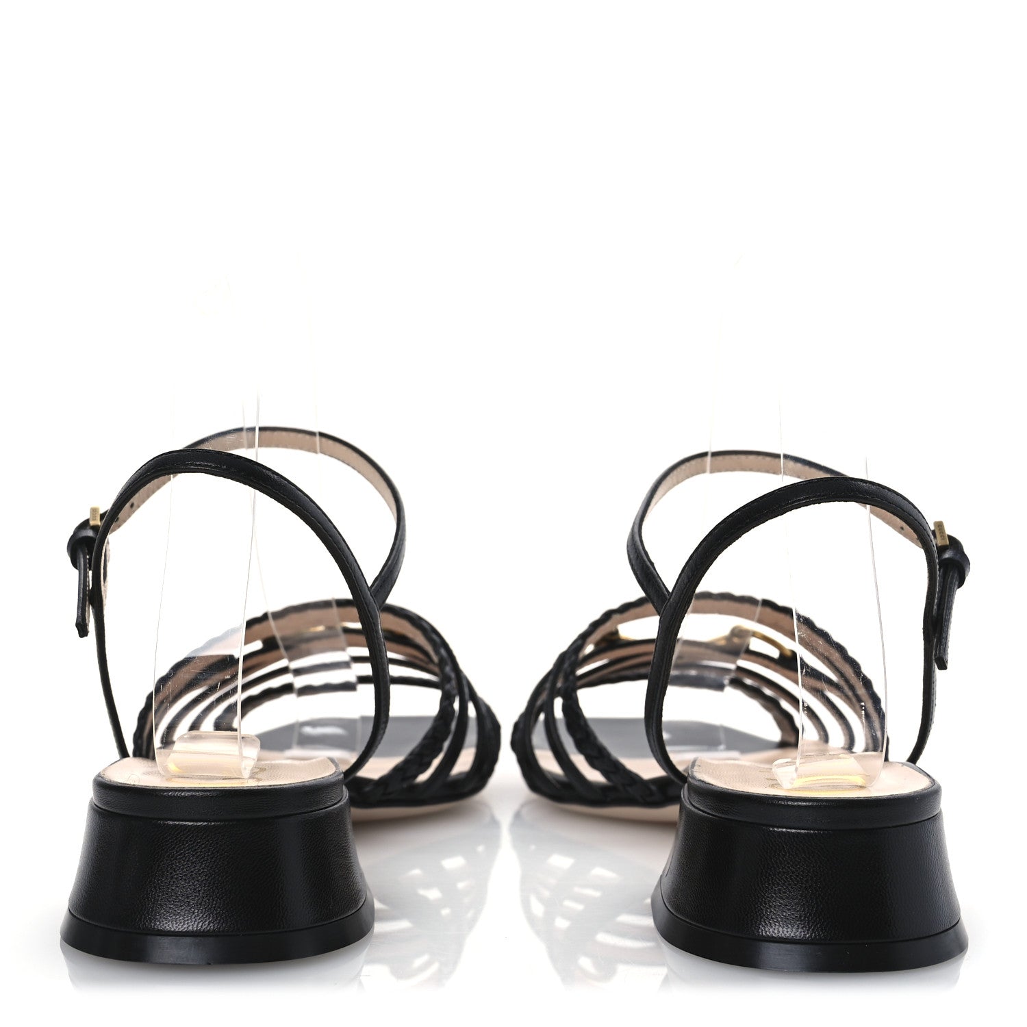 Malaga Kid Braided Ketty Horsebit Sandals 39 Black