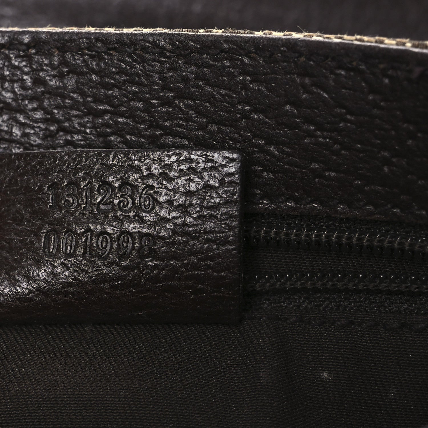 Monogram Waist Pouch Bag Dark Brown