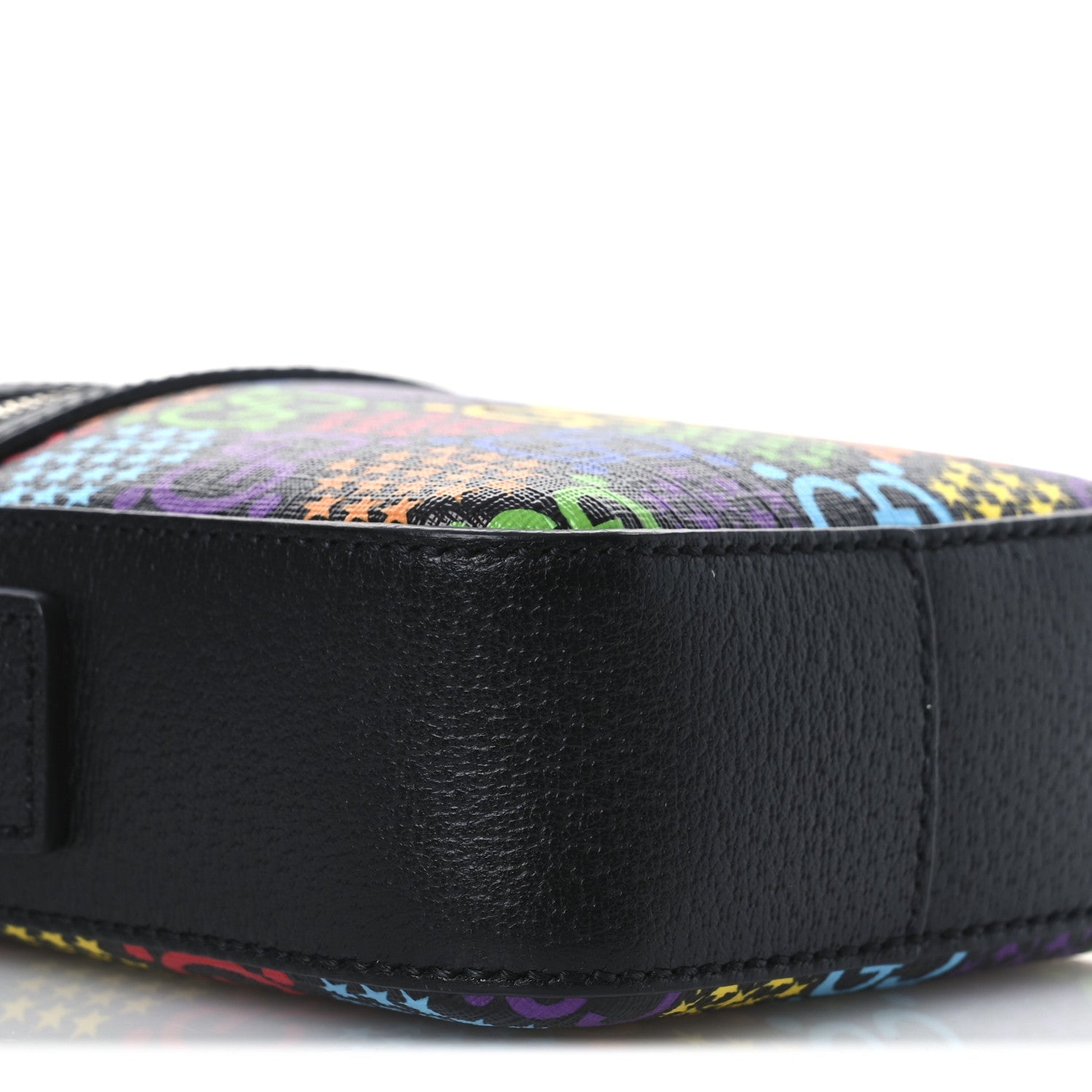 GG Supreme Monogram Psychedelic Messenger Bag Black