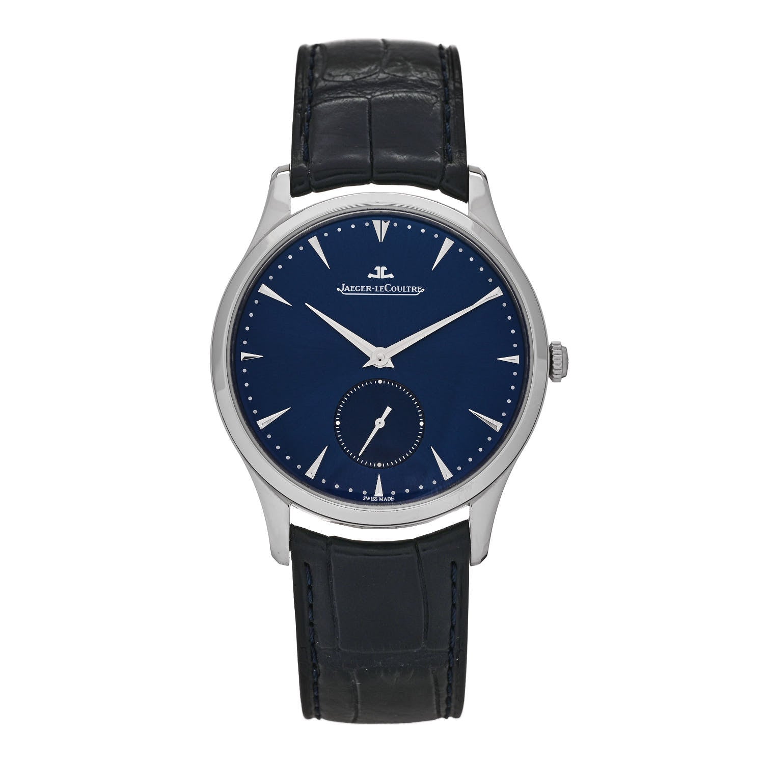 Stainless Steel Alligator 40mm Master Grande Ultra Thin Automatic Watch Blue Q1358480