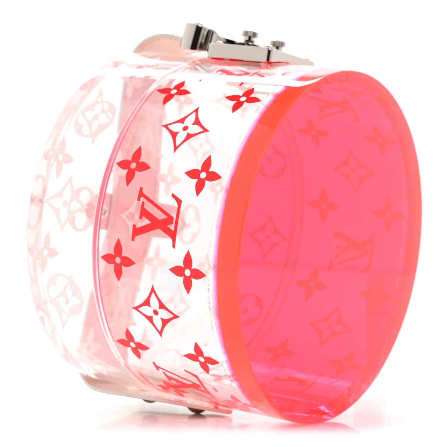 Transparent Plexiglass Box Scott Fluorescent Pink