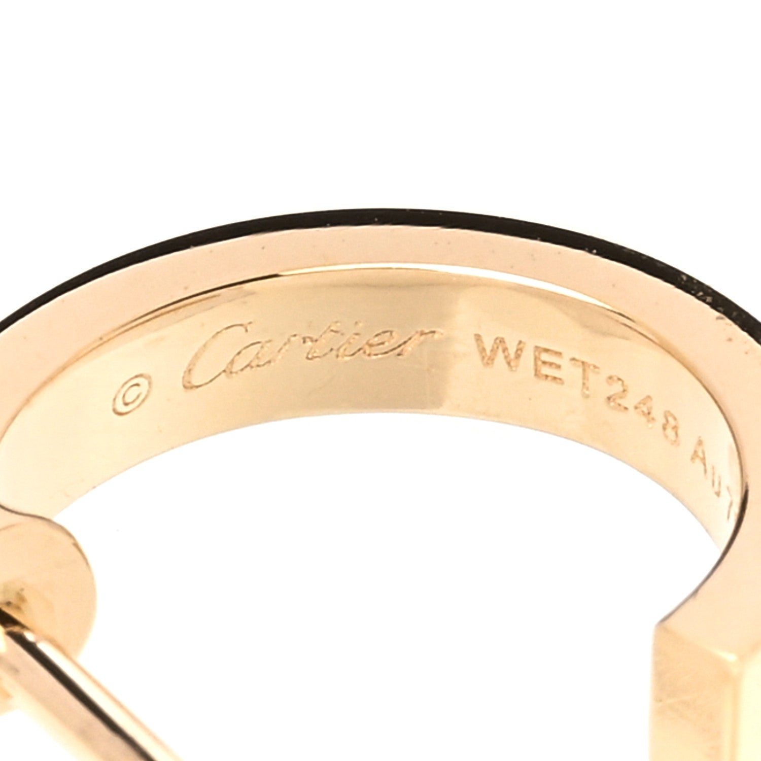 18K Yellow Gold Small LOVE Hoop Earrings