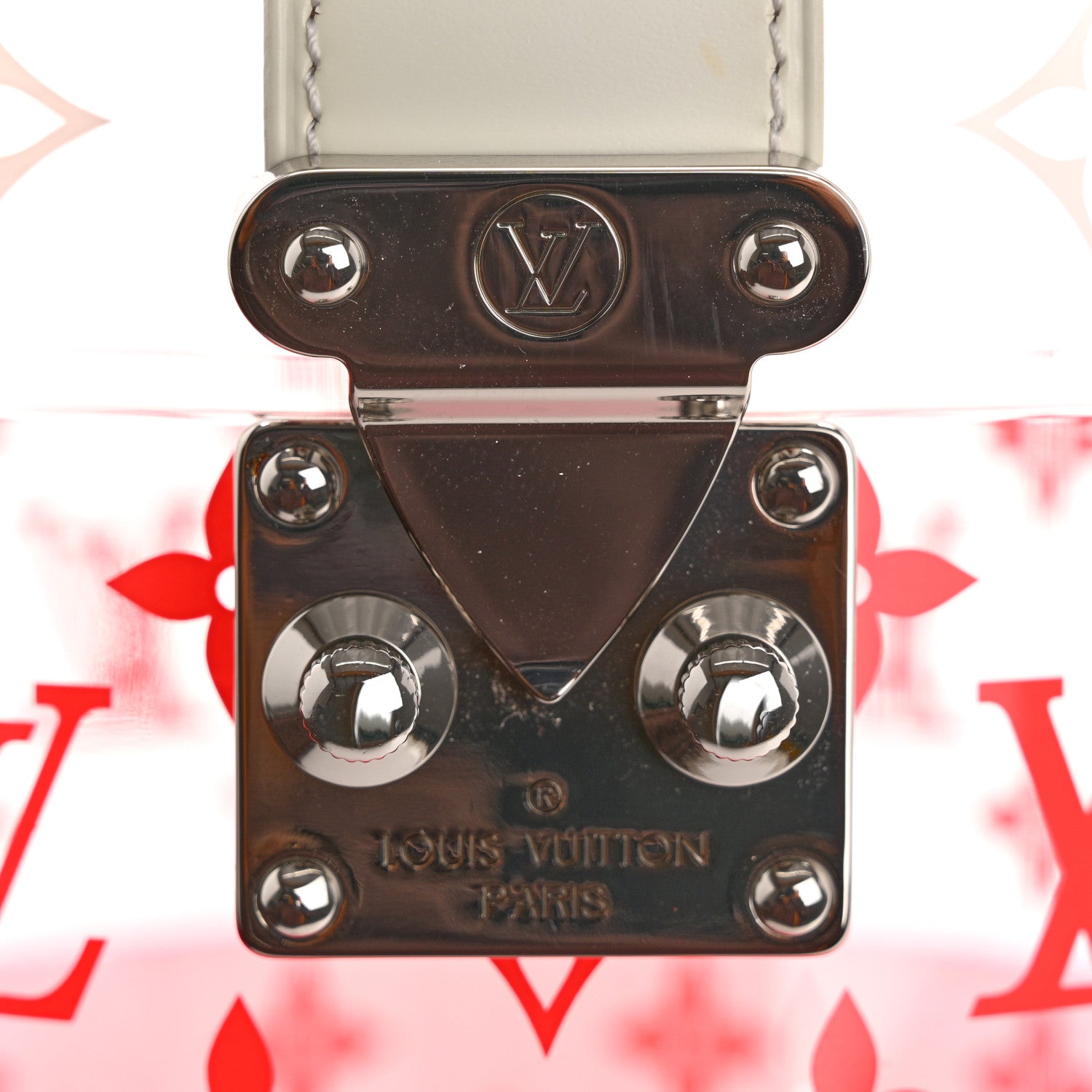 Transparent Plexiglass Box Scott Fluorescent Pink