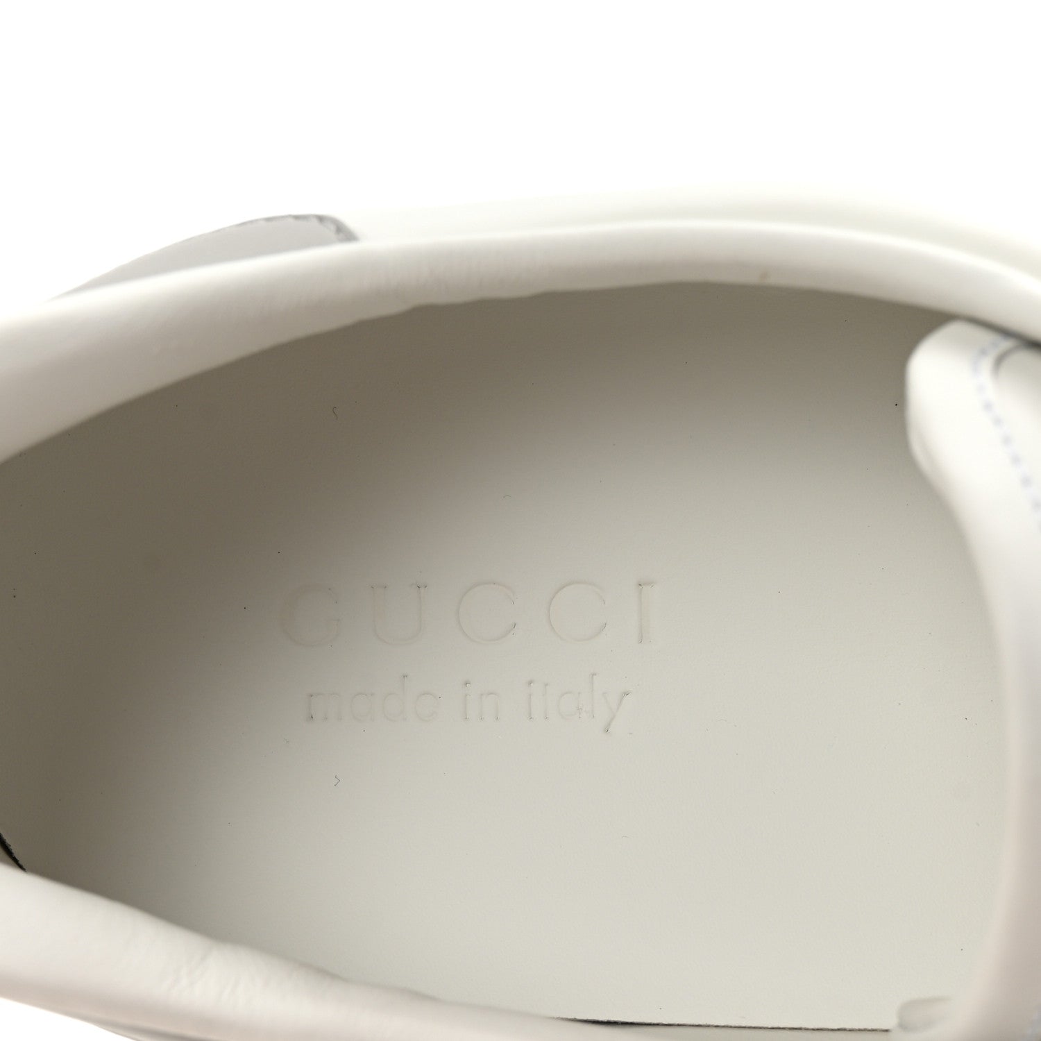 Calfskin Interlocking G Perforated Mens Ace Sneakers 12 White Grey Sky