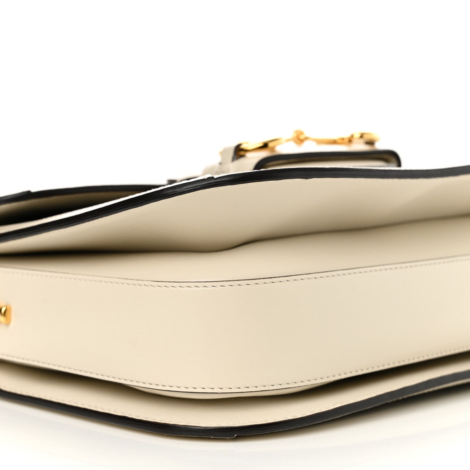 GG Supreme Monogram Horsebit 1955 Shoulder Bag Beige Mystic White