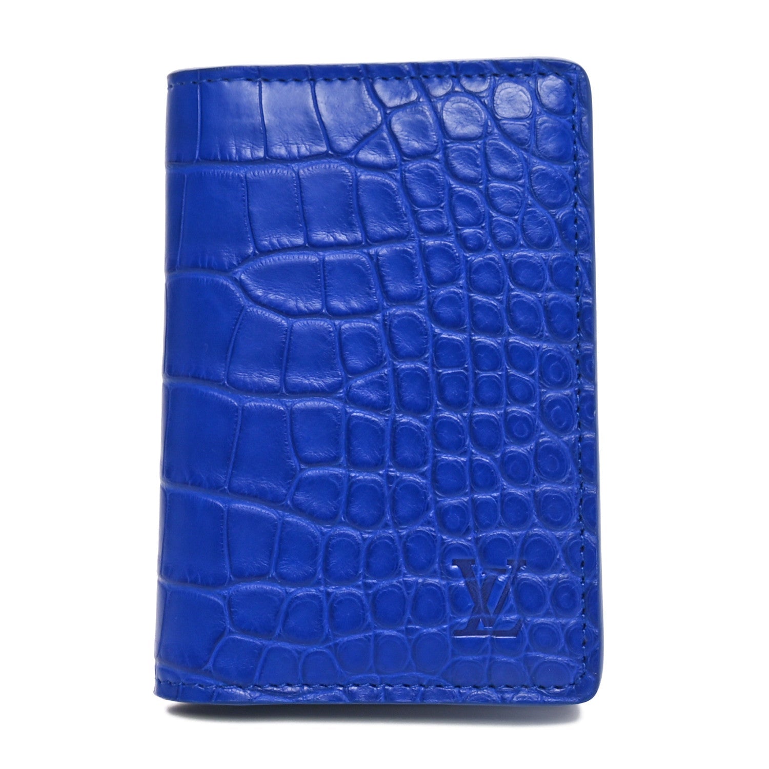 Crocodile Pocket Organizer Bleu De Methylene