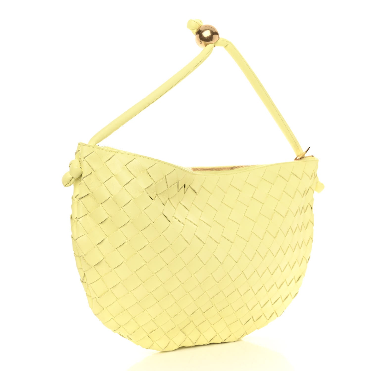 Nappa Intrecciato Medium Turn Pouch Lantern