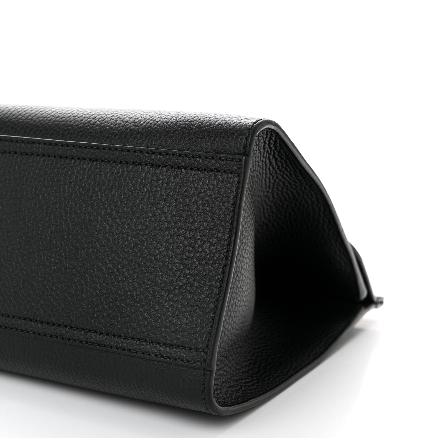 Calfskin Small GG Marmont Top Handle Bag Black