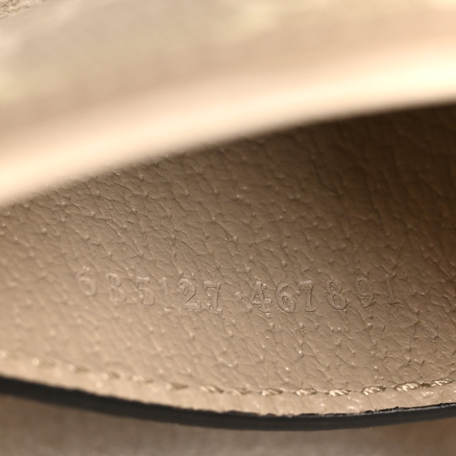 GG Supreme Monogram Textured Dollar Calfskin Mini Jackie 1961 Hobo Beige Mystic White Oatmeal