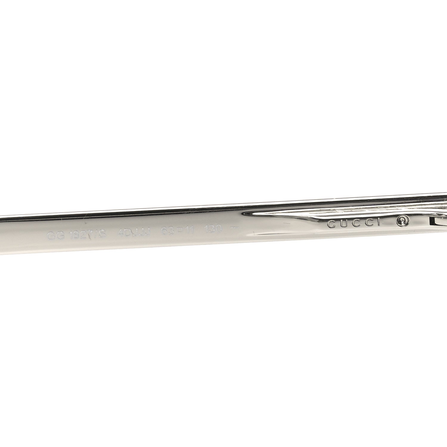 Aviator Sunglasses GG 1827/S White Silver