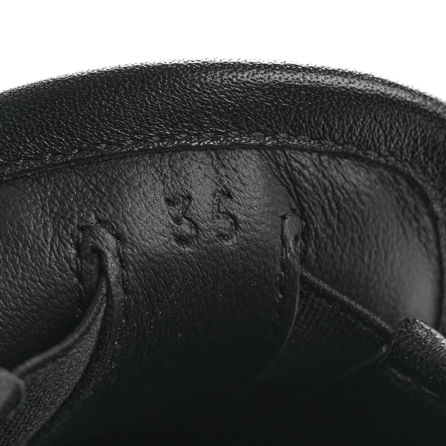 Suede Goatskin Nappa Jour Loafers 35 Black