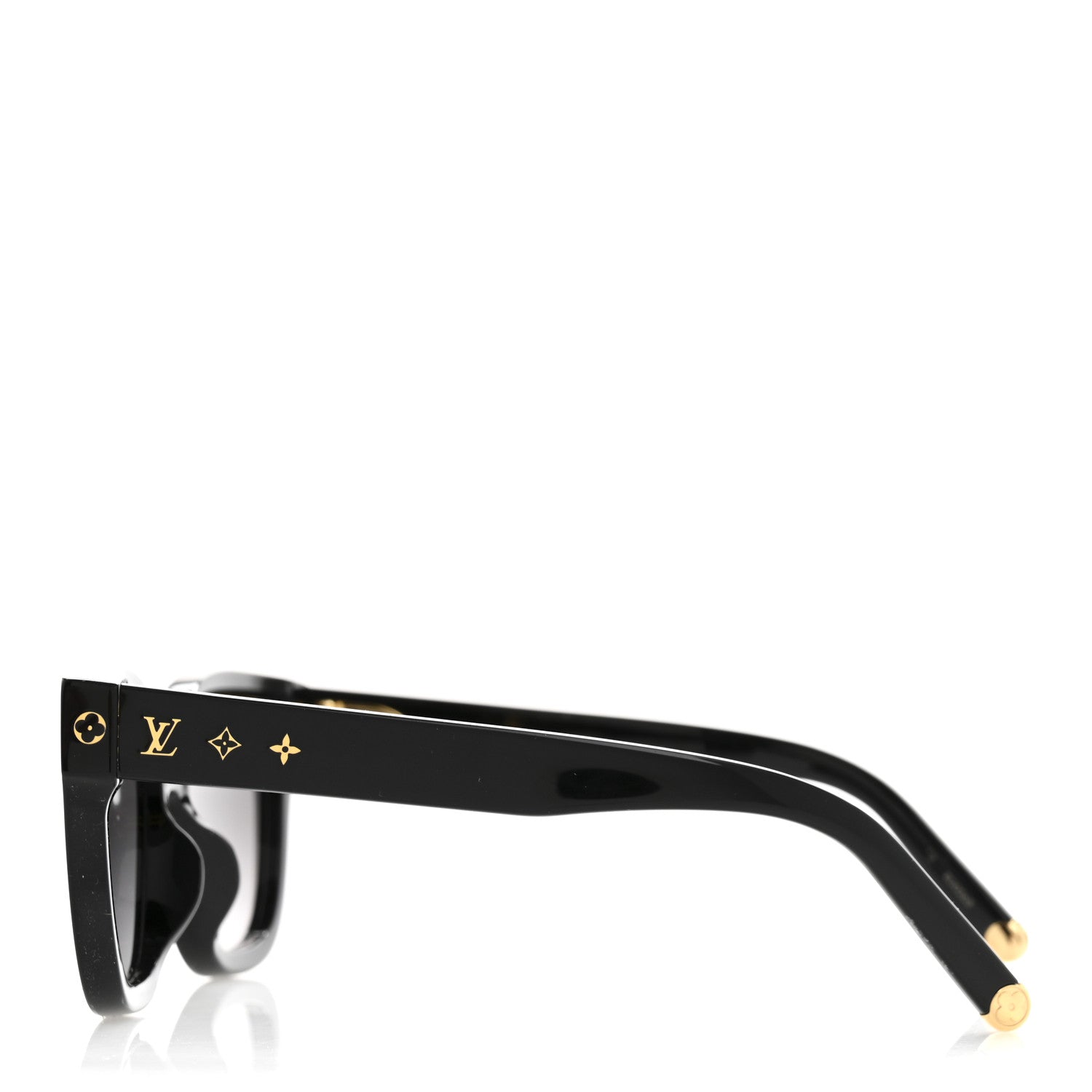 Acetate My Monogram Square Sunglasses Z1523E Black